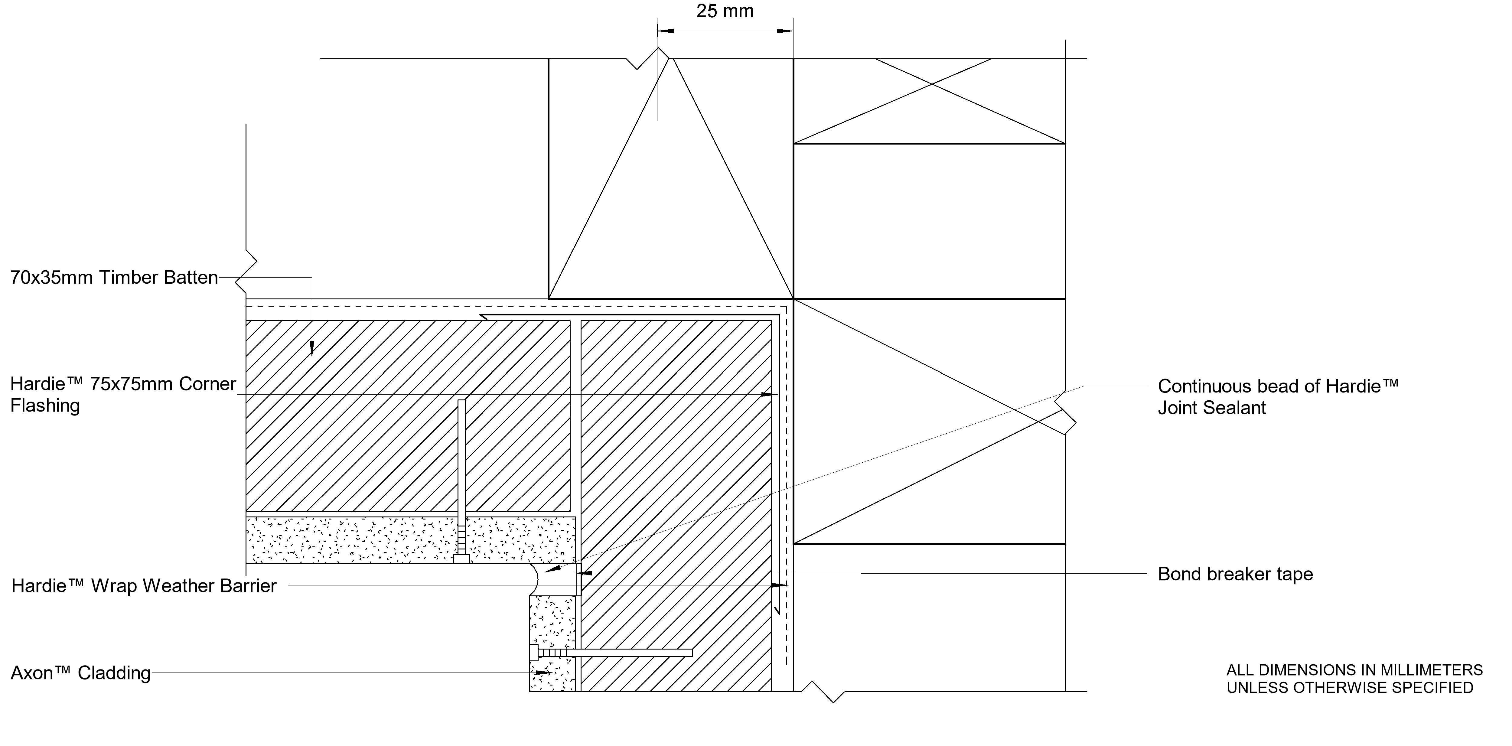 Navigate to AXON Timber CFTB Sealant Fill Internal Corner Option 1