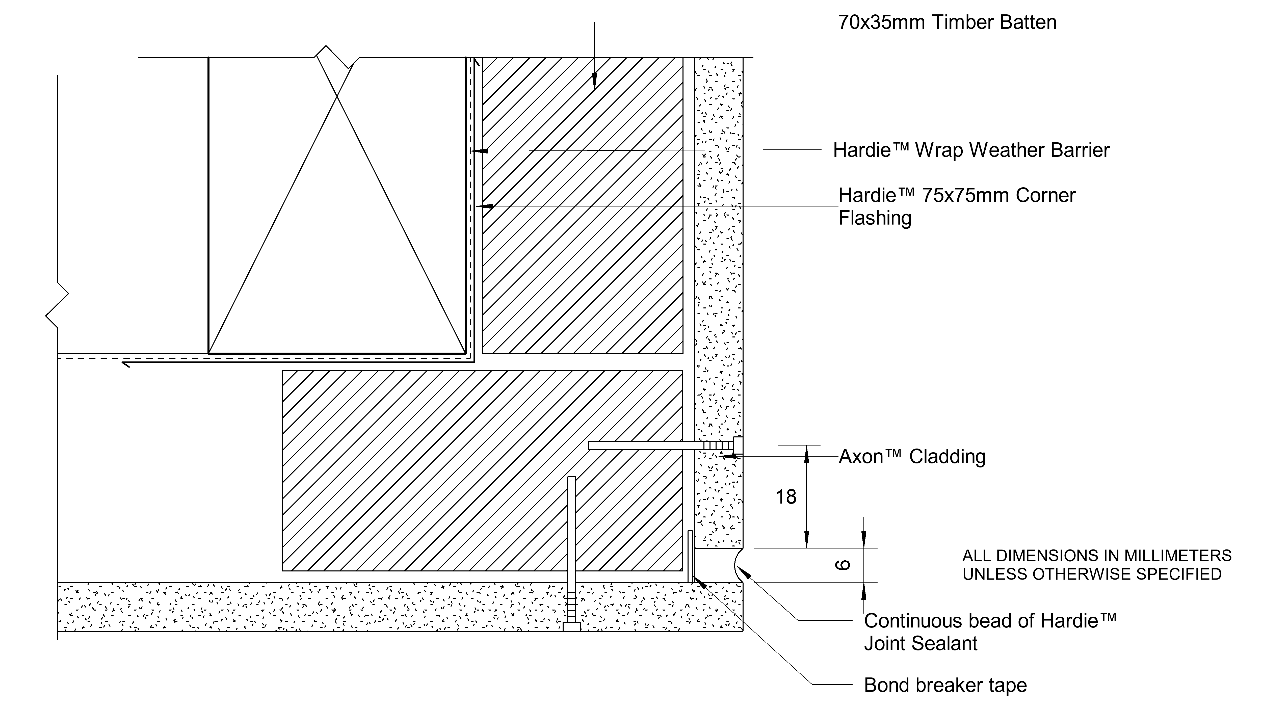 Navigate to AXON Timber CFTB Sealant Fill Option