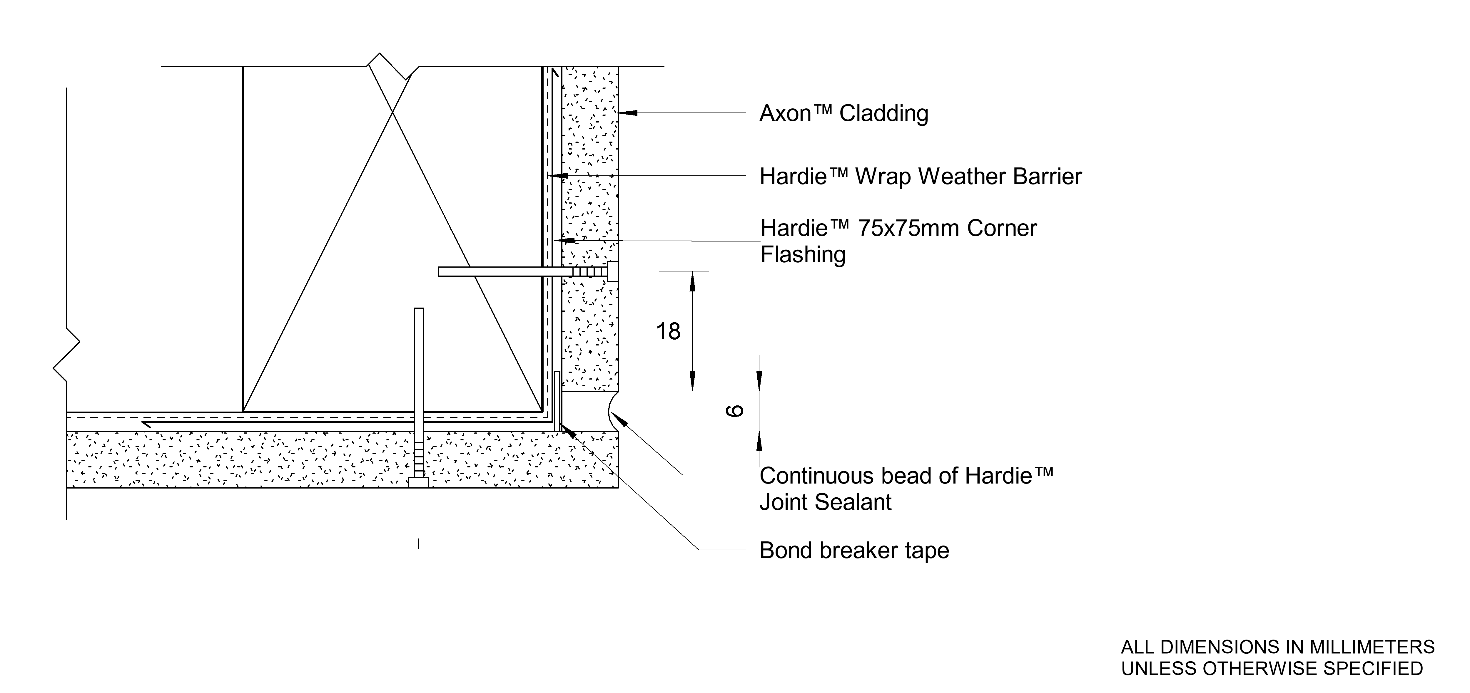 Navigate to AXON Timber DF Sealant Fill Option