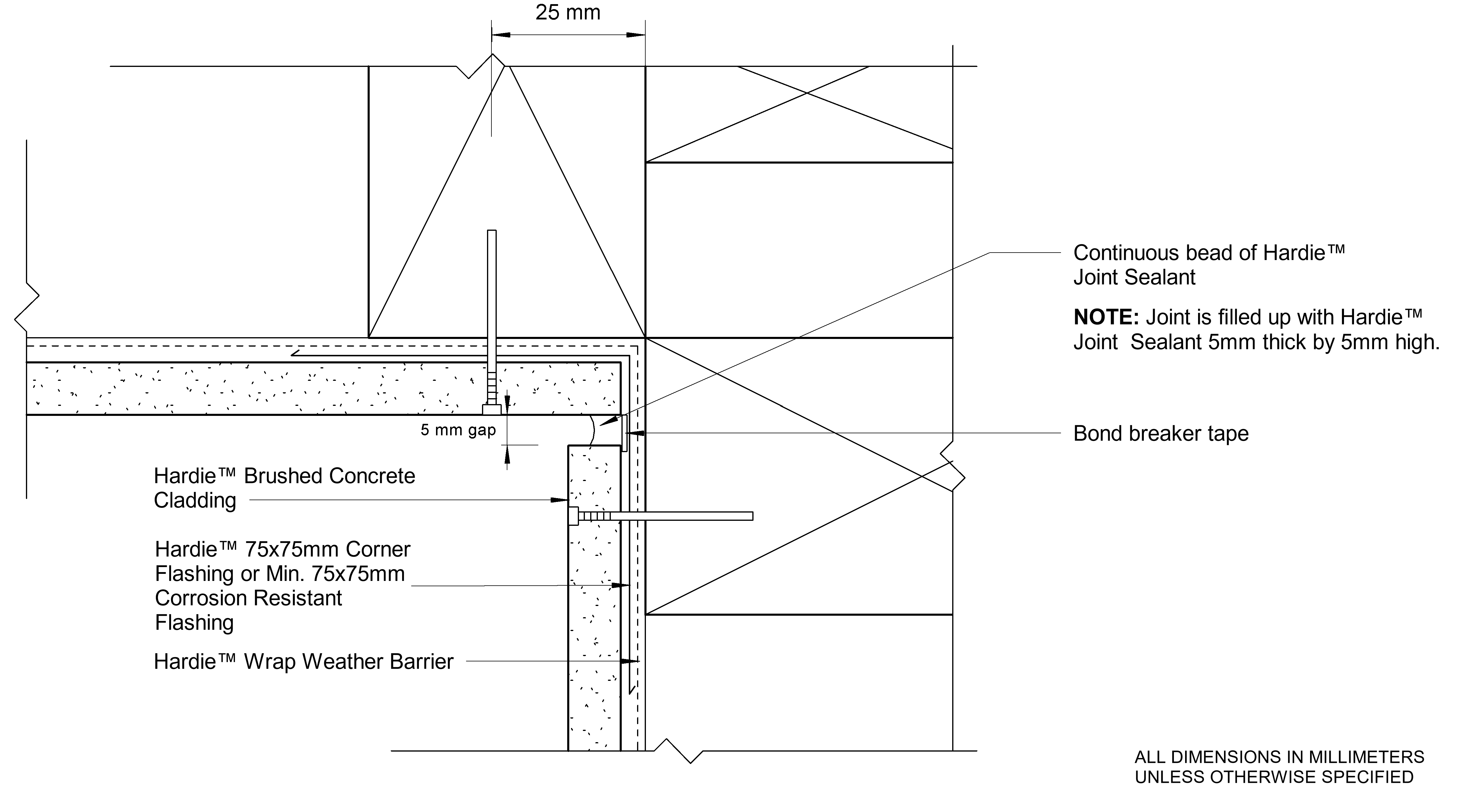 Navigate to HBC Timber DF Sealant Fill Internal Corner Option