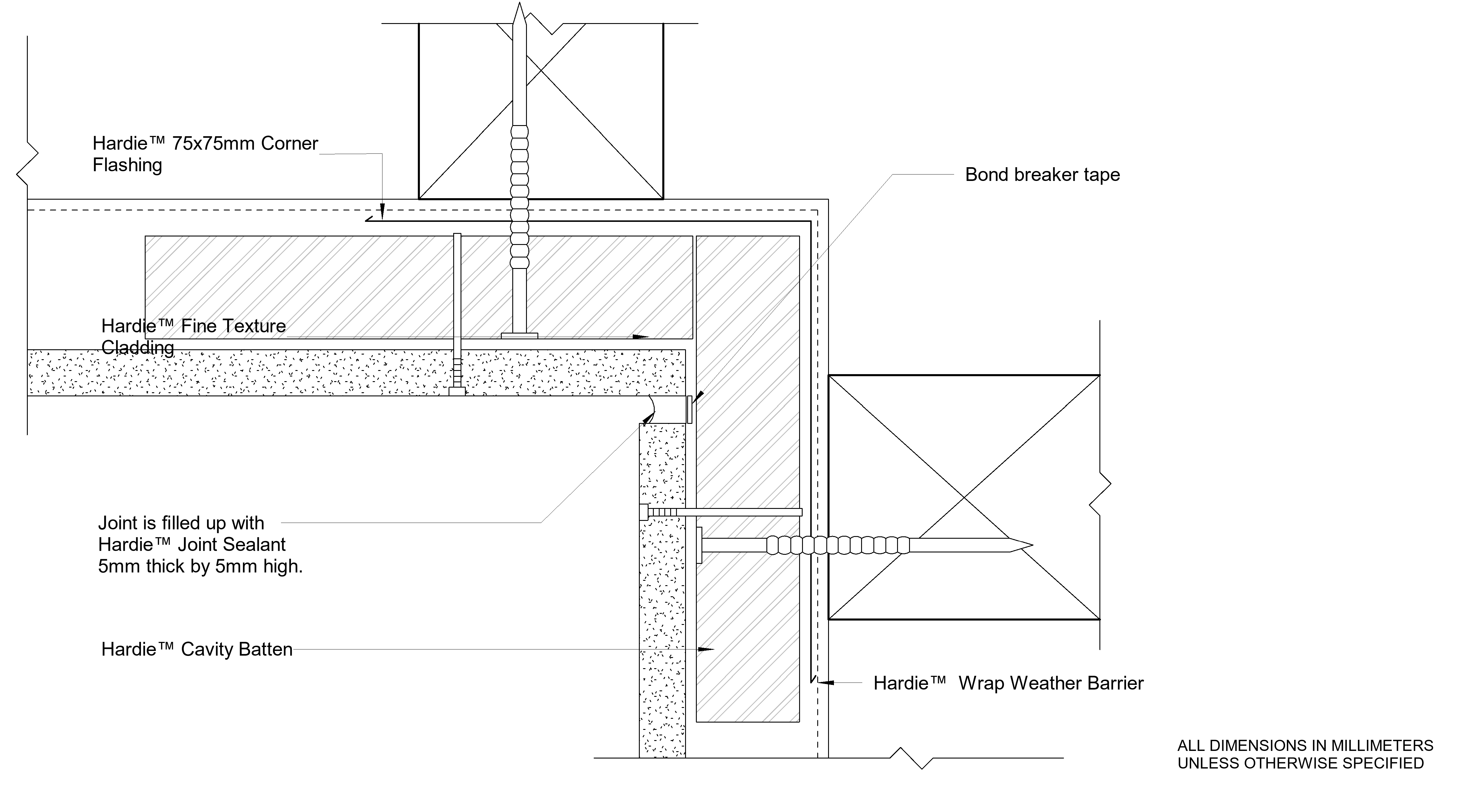Navigate to HFTC Timber CFFC Sealant Fill Internal Cnr