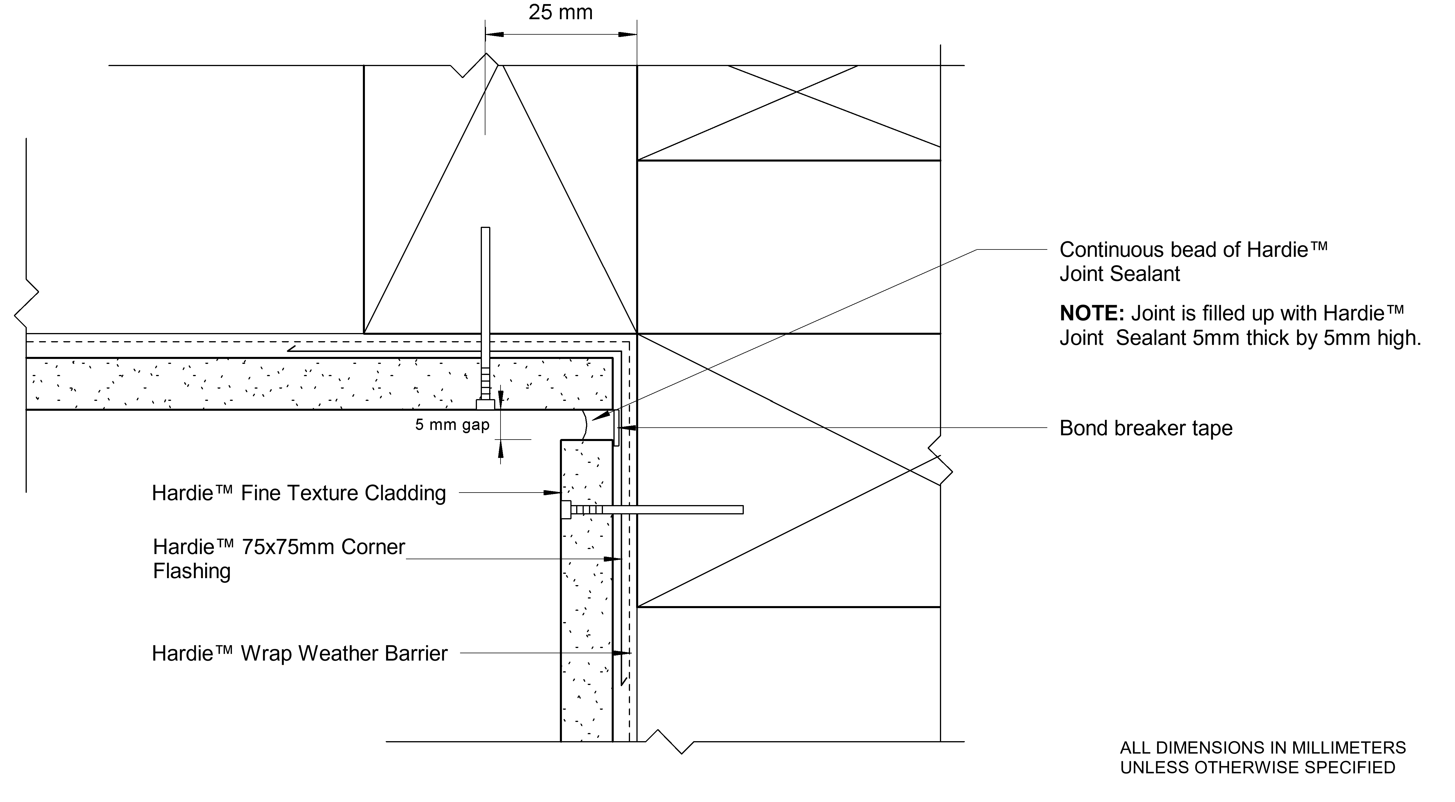 Navigate to HFTC Timber DF Sealant Fill Internal Corner Option