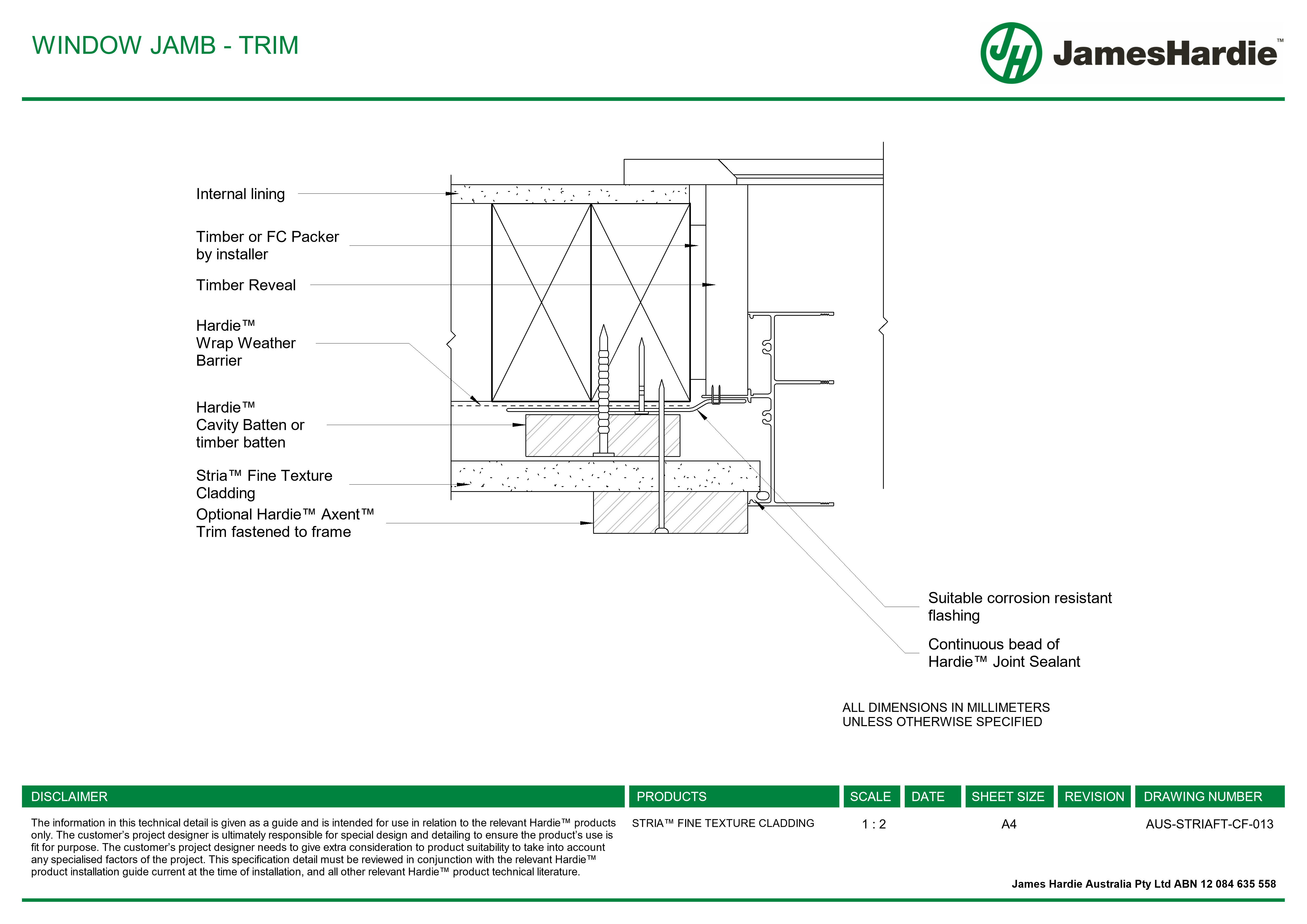 Navigate to AUS-STRIAFT-CF-013 - WINDOW JAMB - TRIM