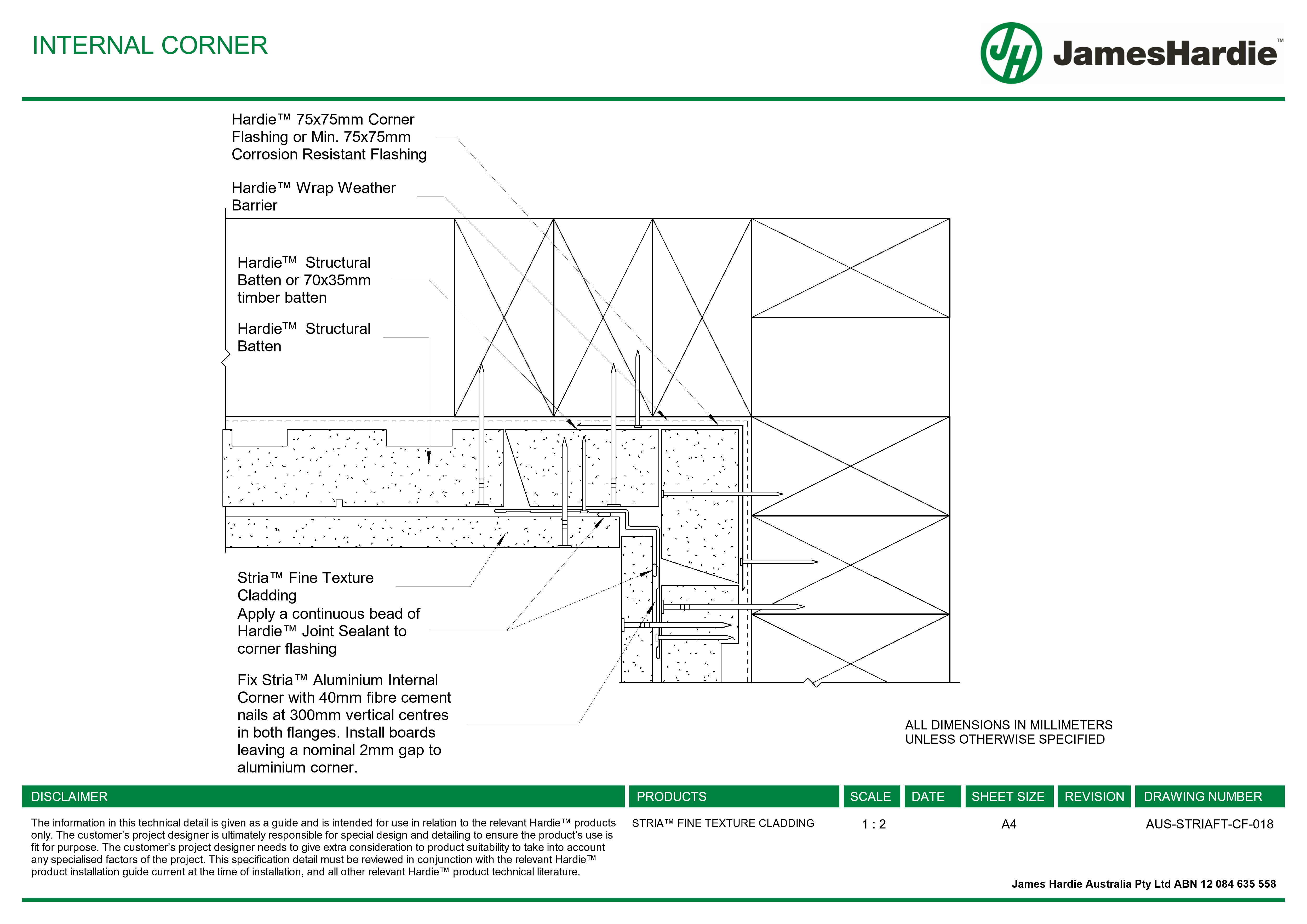 Navigate to AUS-STRIAFT-CF-018 - INTERNAL CORNER