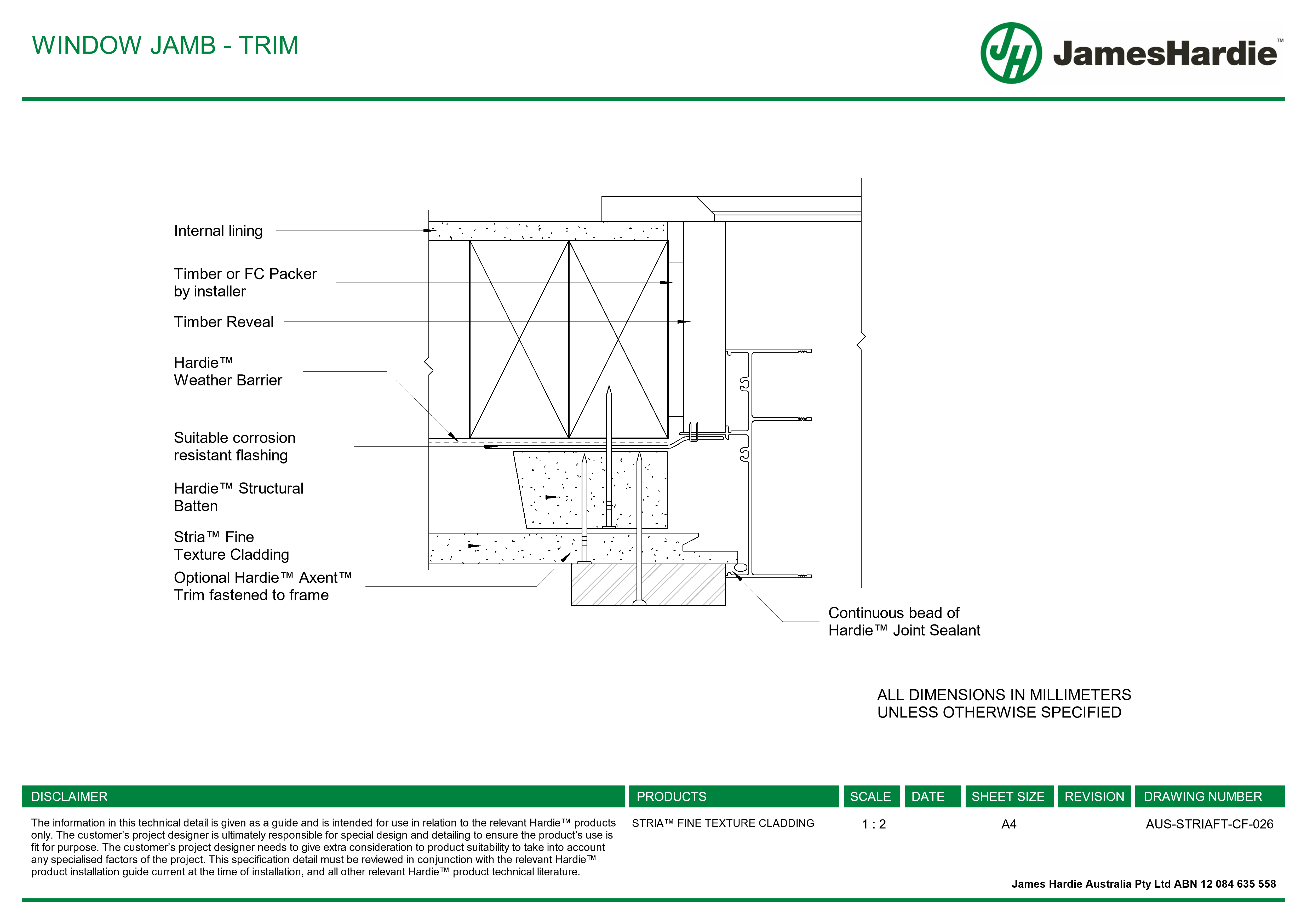 Navigate to AUS-STRIAFT-CF-026 - WINDOW JAMB - TRIM