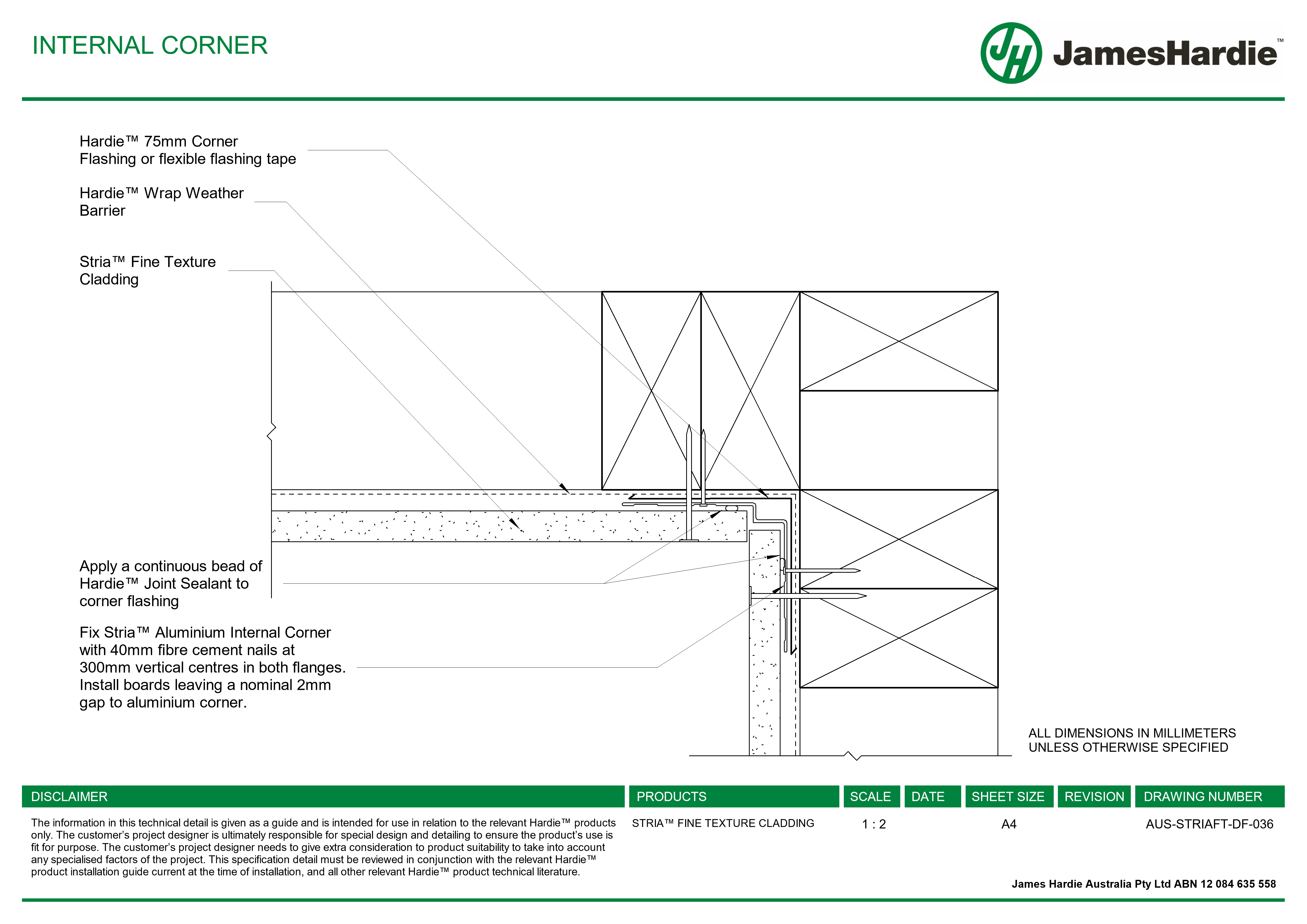AUS-STRIAFT-DF-036 - INTERNAL CORNER