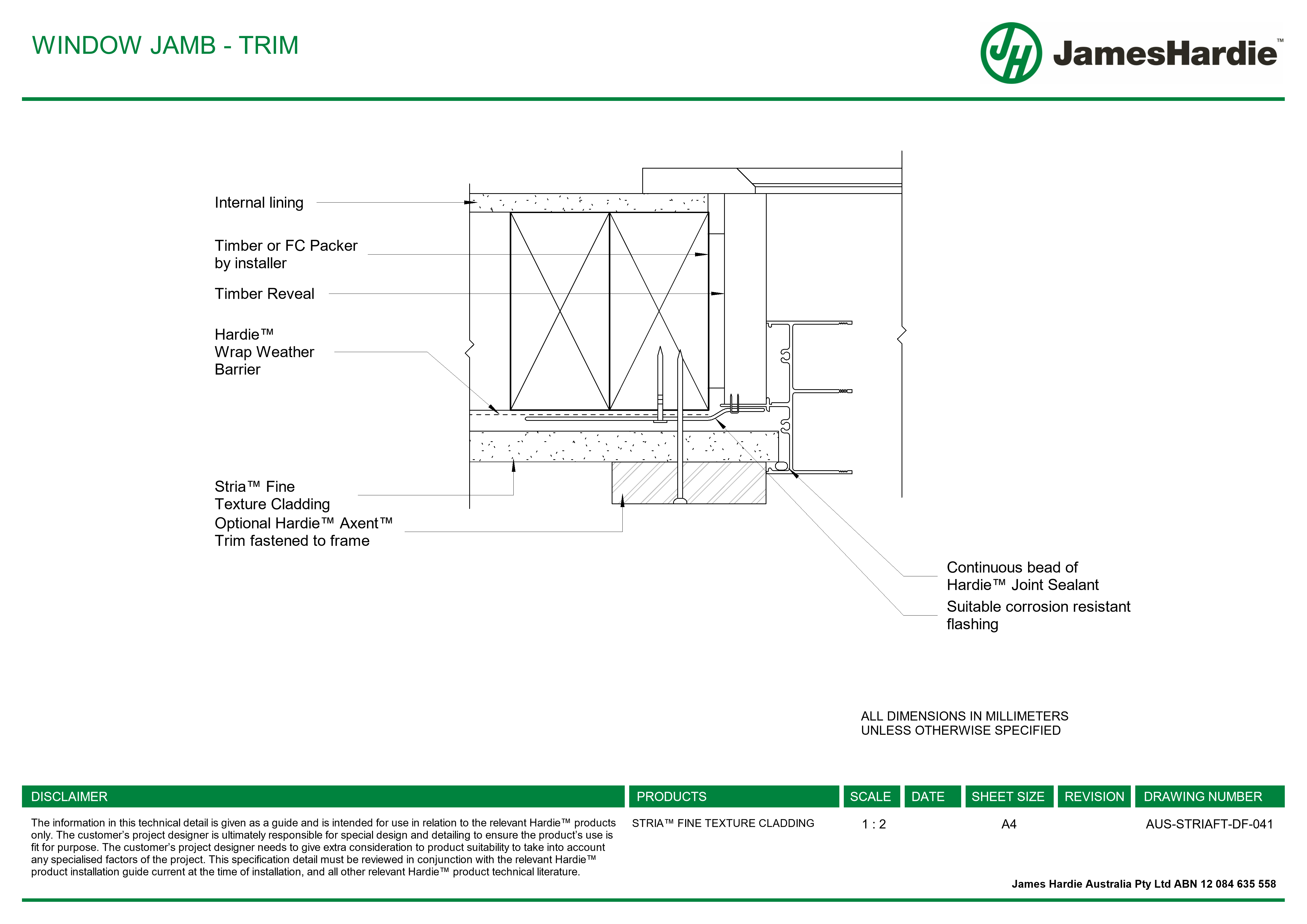Navigate to AUS-STRIAFT-DF-041 - WINDOW JAMB - TRIM