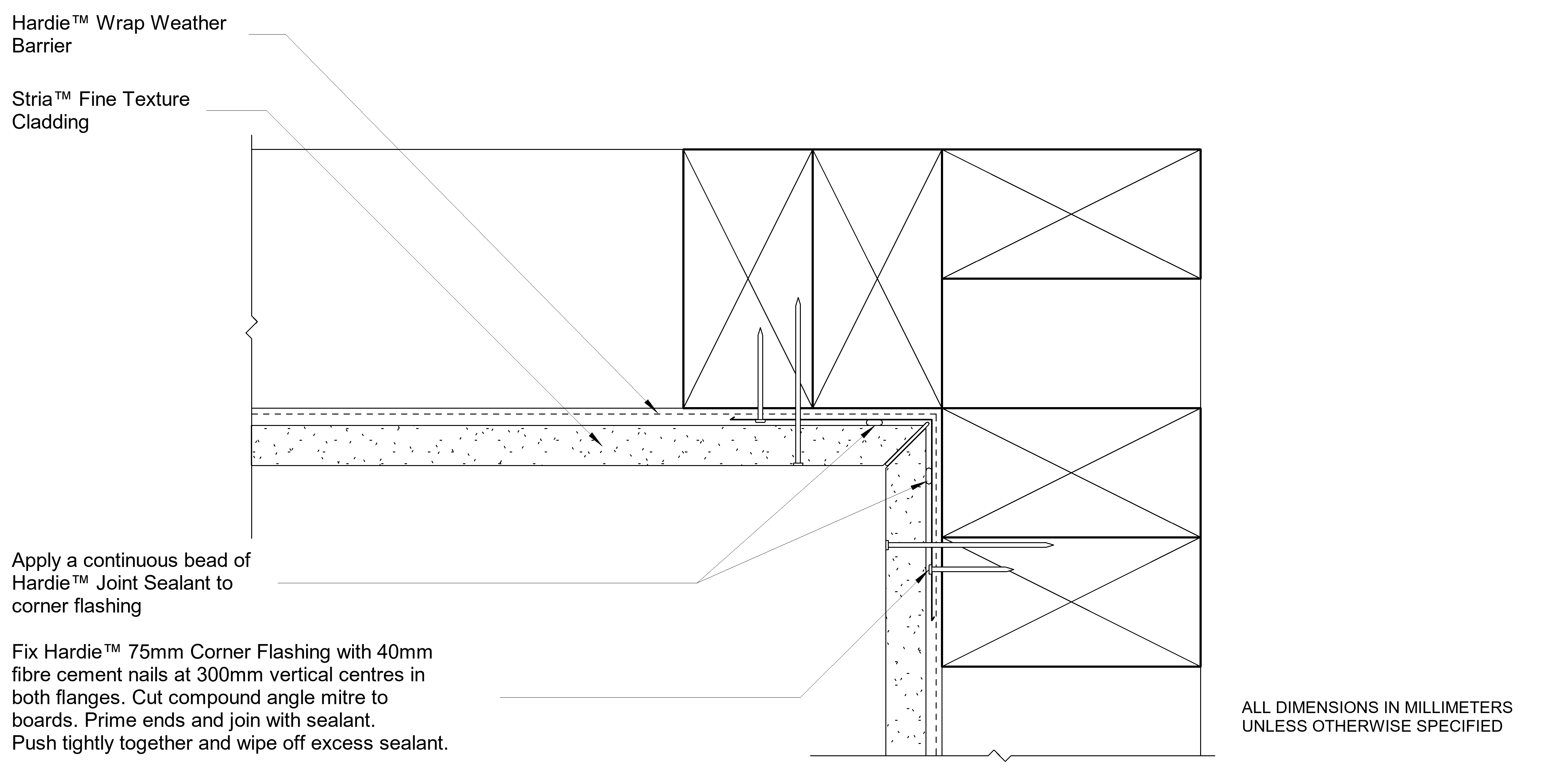 Navigate to STRIA FT DF Internal Mitre Corner