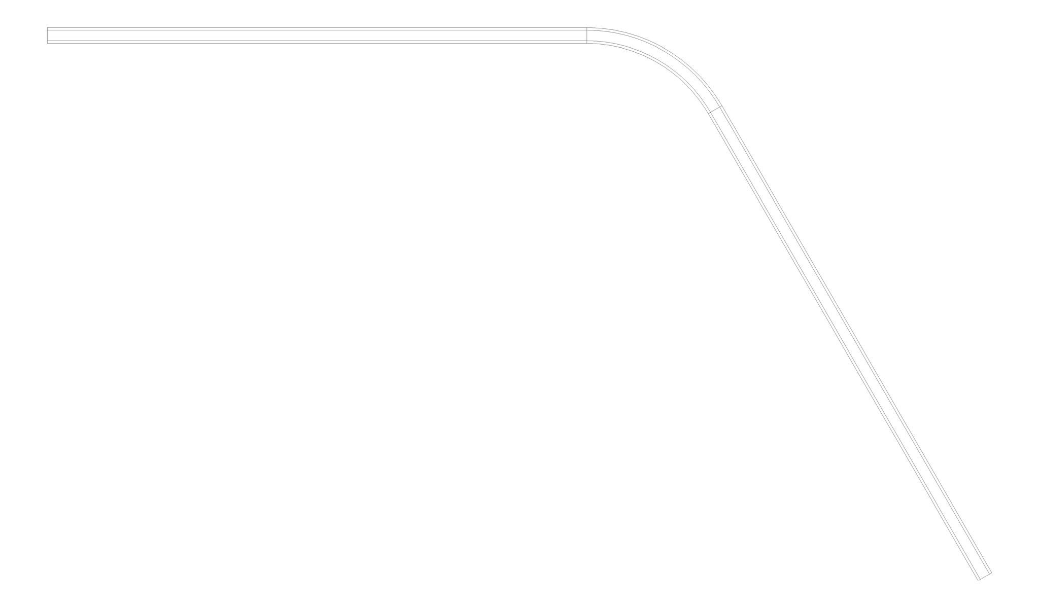 Plan Image of FallProtection RigidRail Kattsafe Stealth Curve FloorOverheadMount VaryingRadius