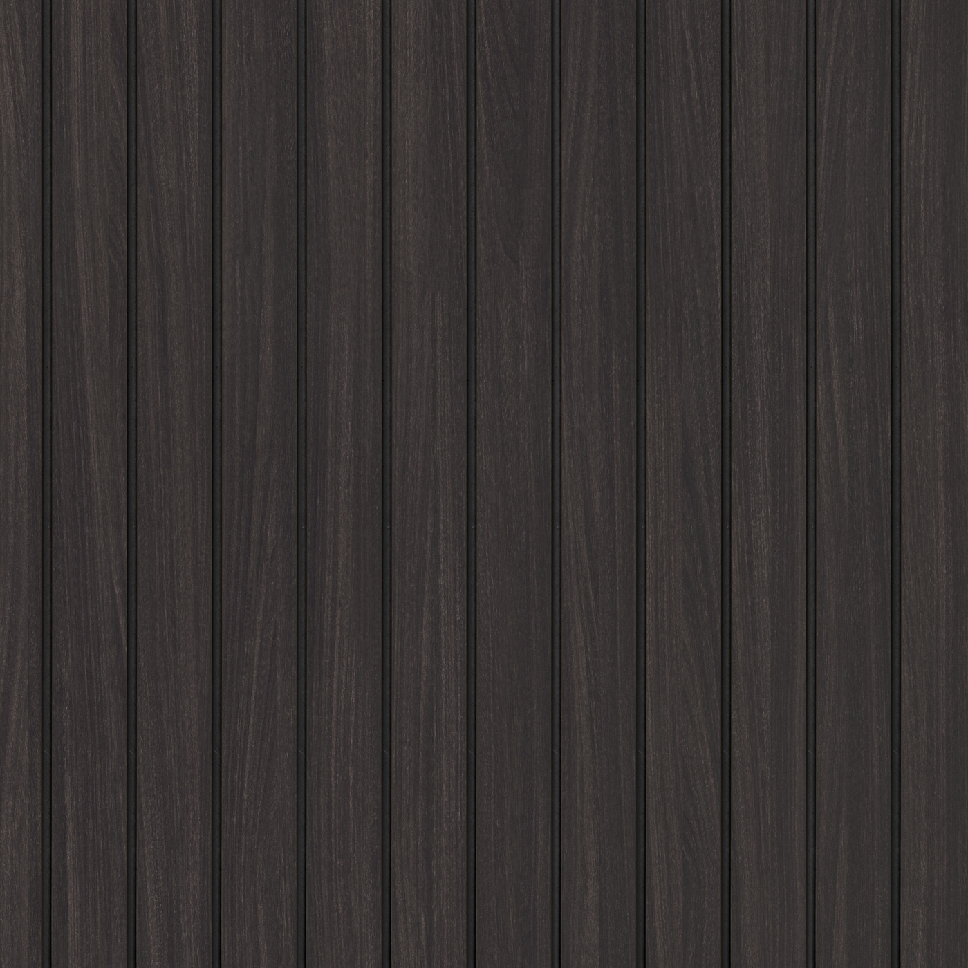 Navigate to Panel Decorative Laminex Architectural Batten40 BlackShadowline BlackenedLegno