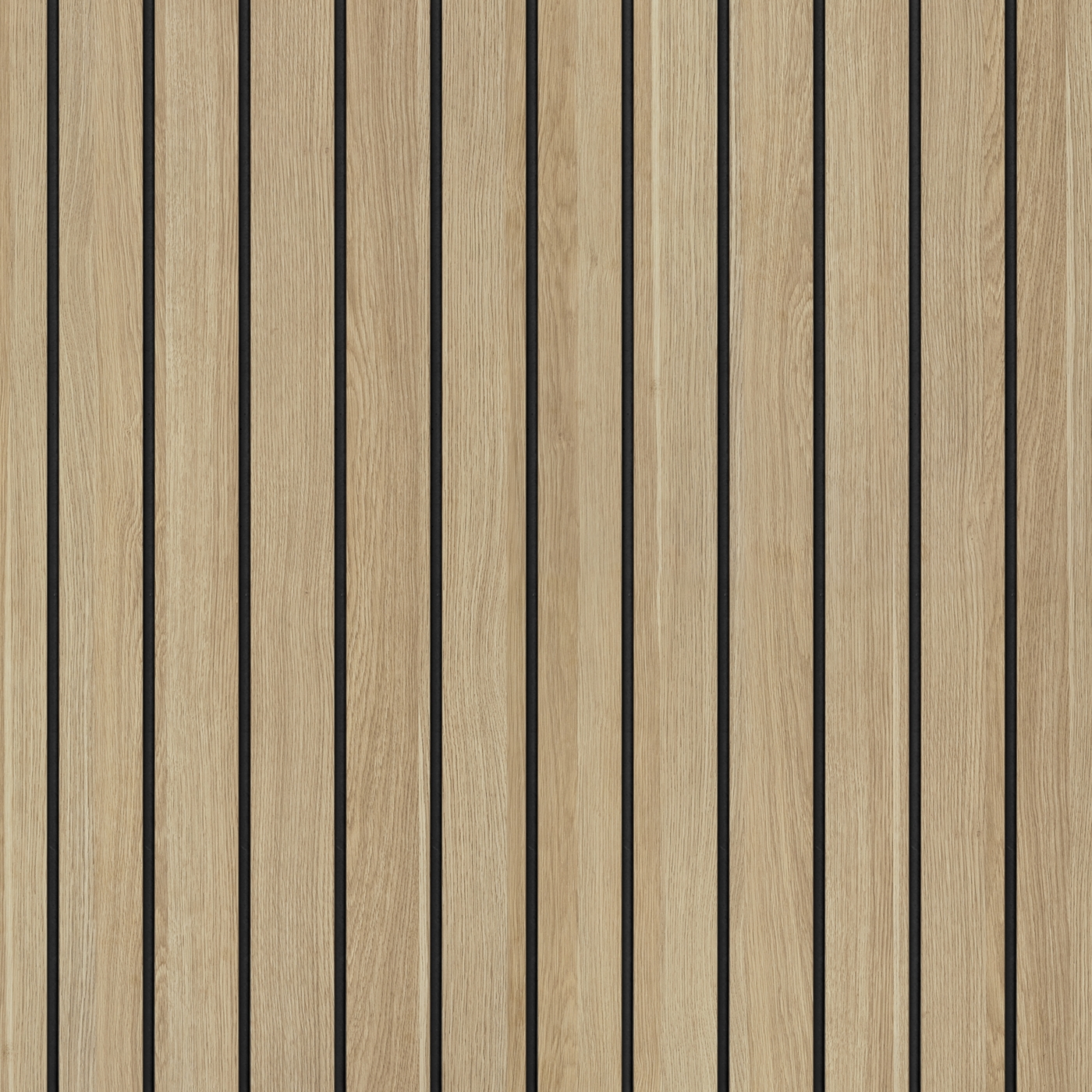 Navigate to Panel Decorative Laminex Architectural Batten40 BlackShadowline ClassicOak