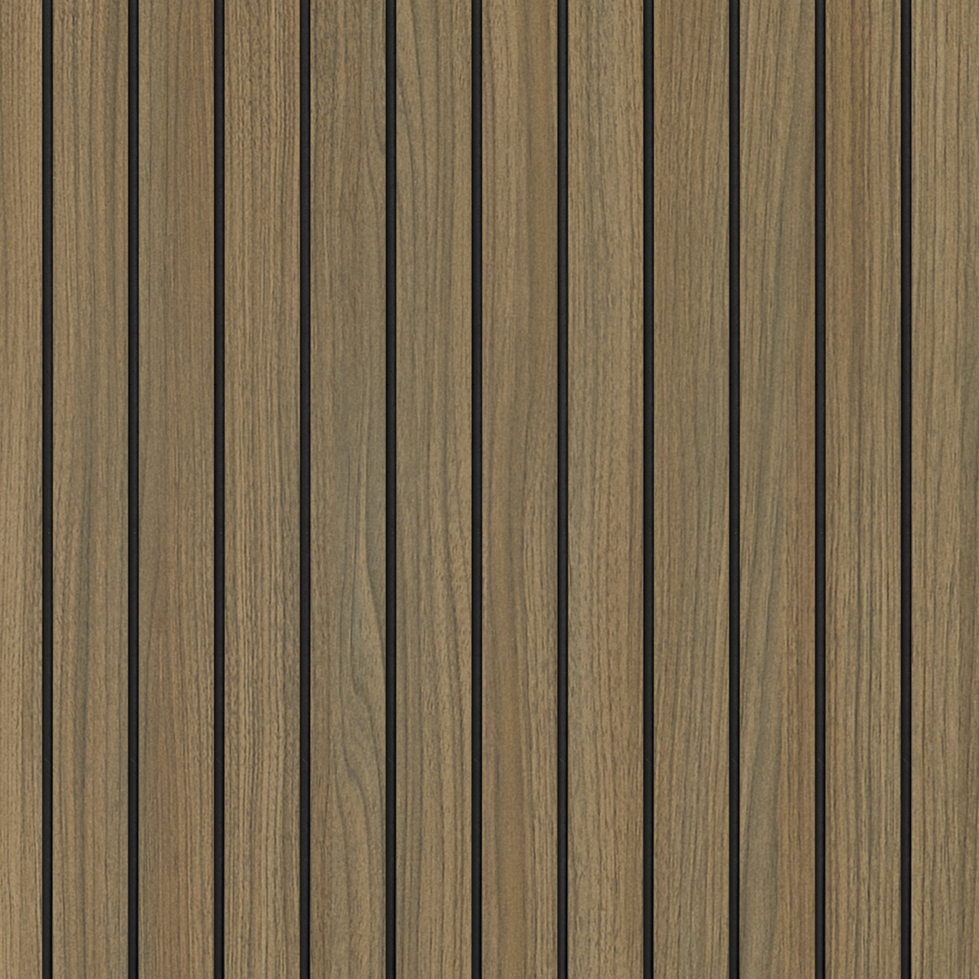 Navigate to Panel Decorative Laminex Architectural Batten40 BlackShadowline DanishWalnut