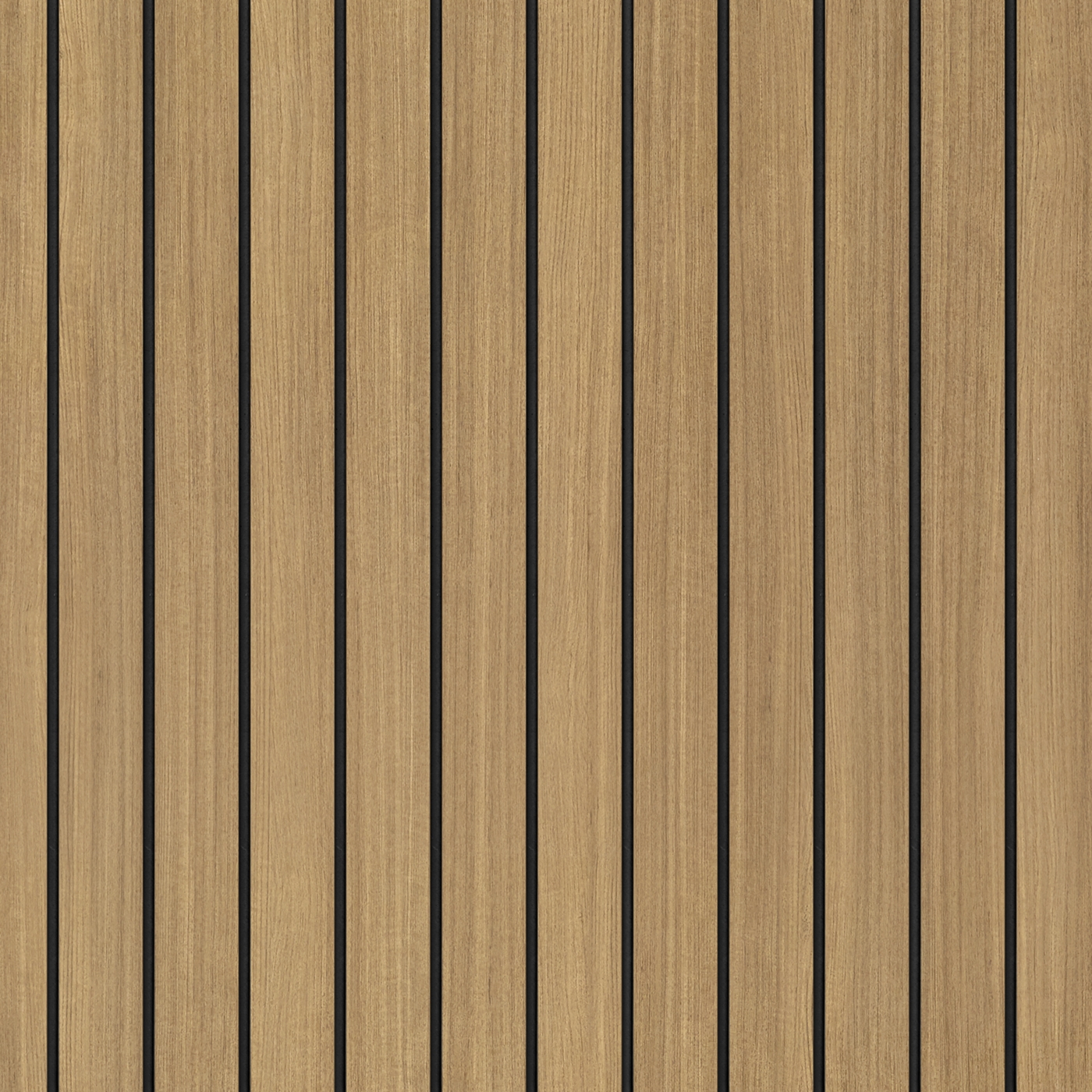 Navigate to Panel Decorative Laminex Architectural Batten40 BlackShadowline SublimeTeak