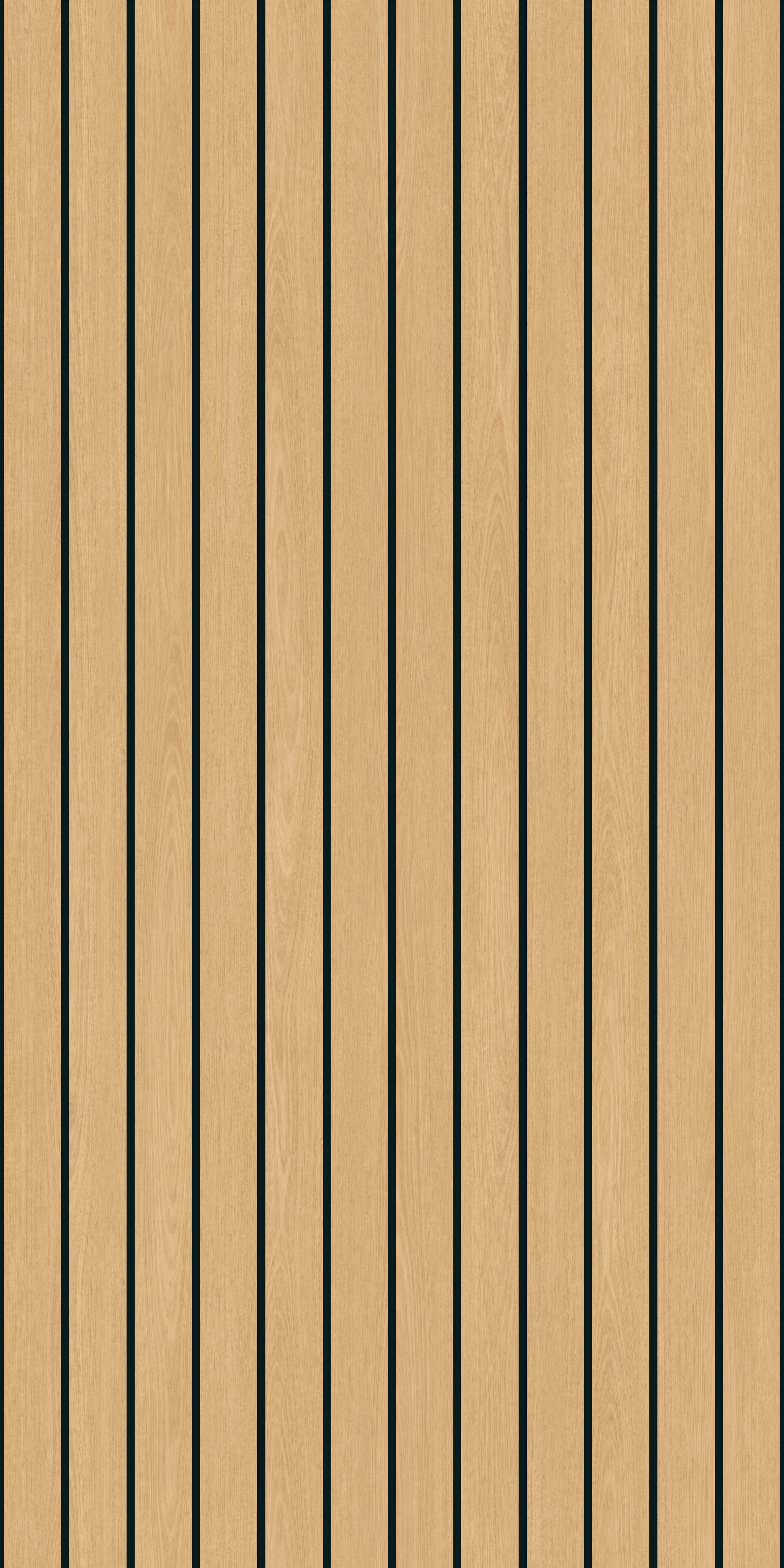 Panel Decorative Laminex Architectural Batten40 BlackShadowline TasmanianOakTrueScale