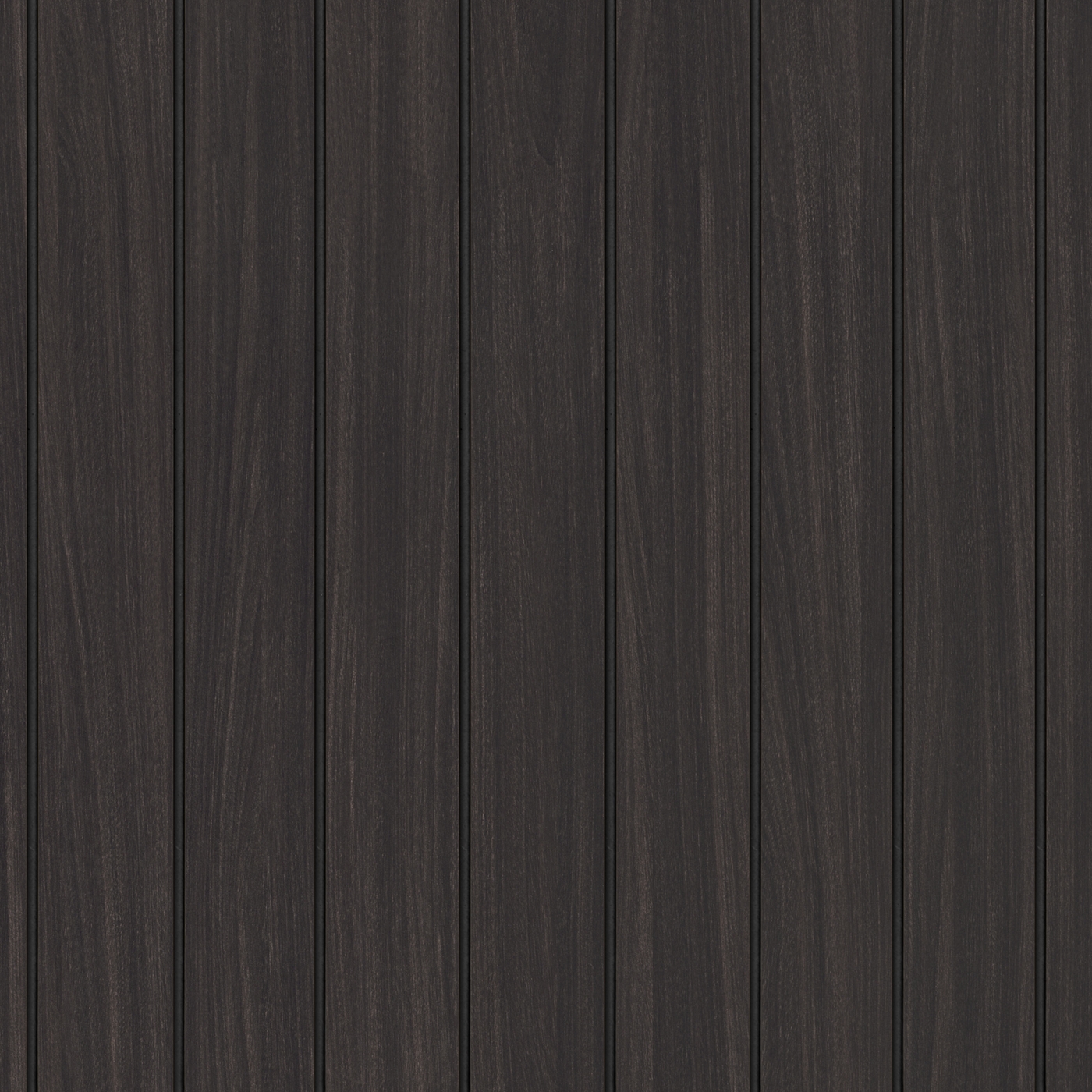 Navigate to Panel Decorative Laminex Architectural Batten60 BlackShadowline BlackenedLegno