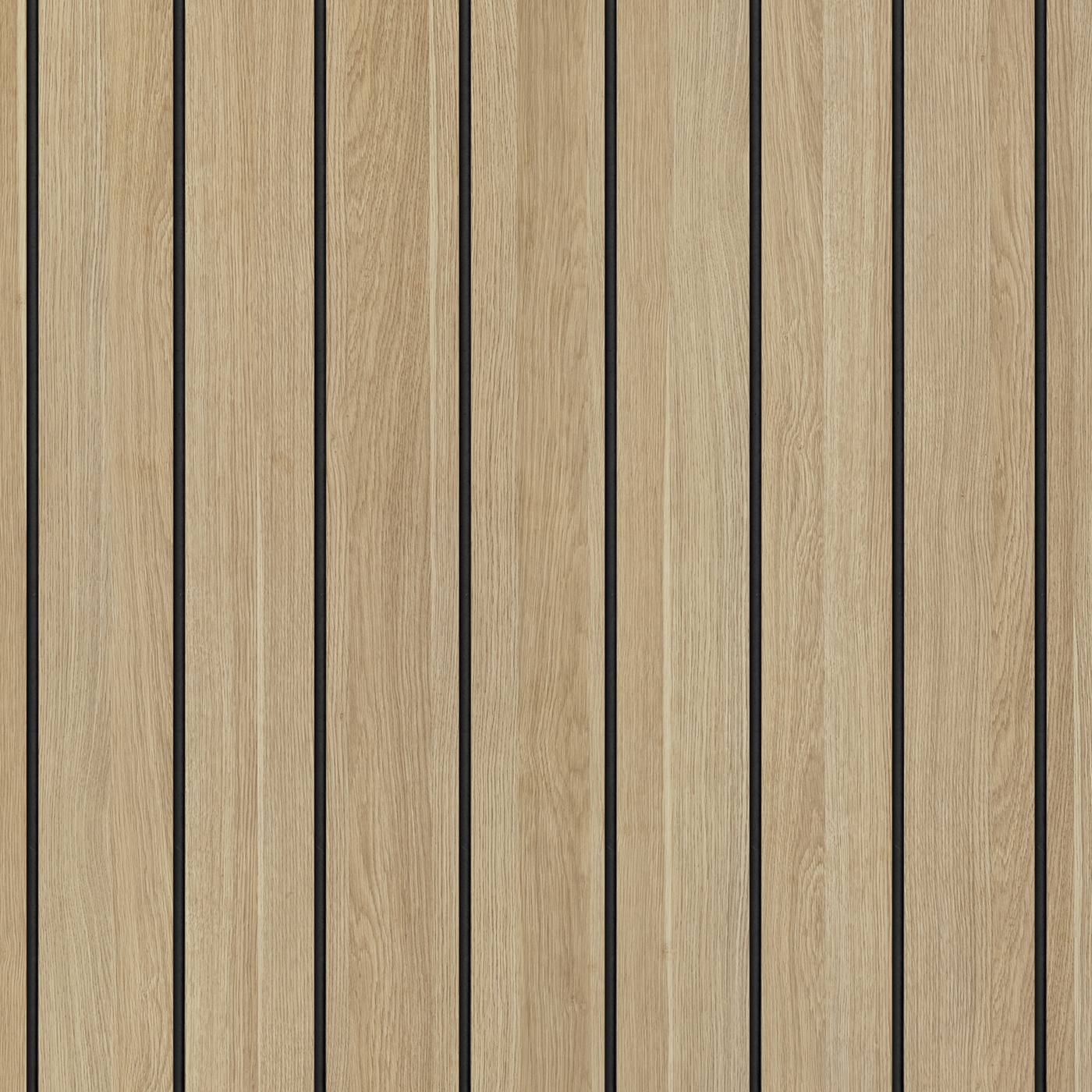 Navigate to Panel Decorative Laminex Architectural Batten60 BlackShadowline ClassicOak