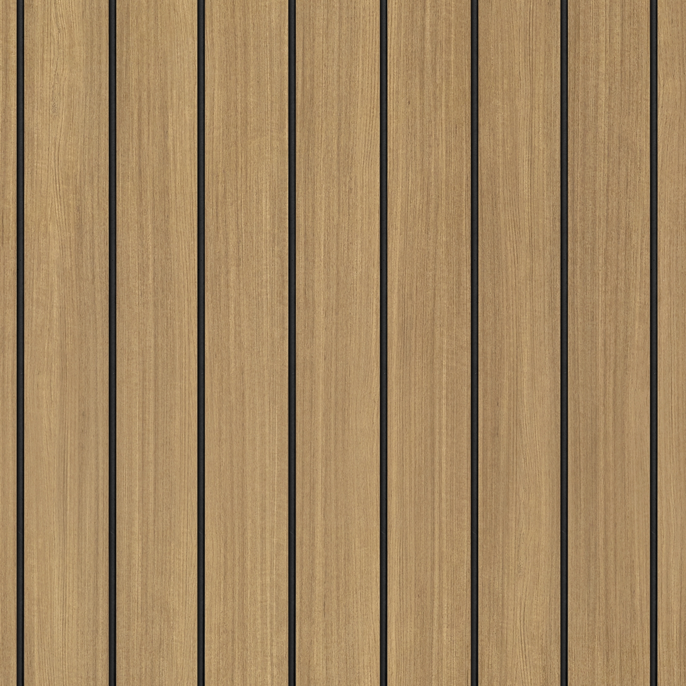 Navigate to Panel Decorative Laminex Architectural Batten60 BlackShadowline SublimeTeak