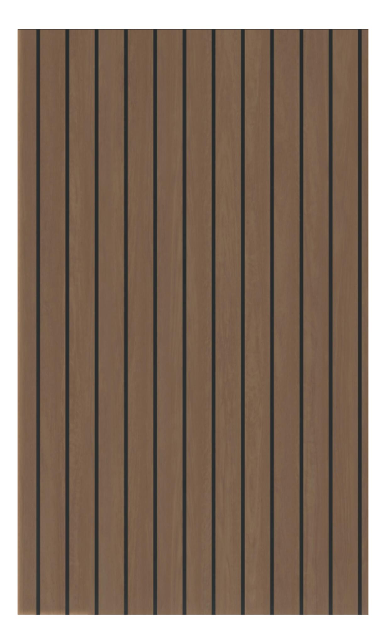 Navigate to Panel Decorative Laminex Architectural VGroove100 BlackShadowline BlackbuttTrueScale