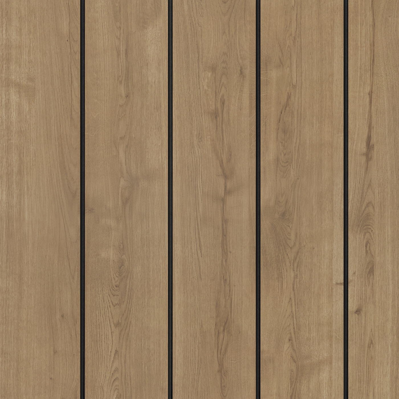Navigate to Panel Decorative Laminex Architectural VGroove100 BlackShadowline PlankedUrbanOak