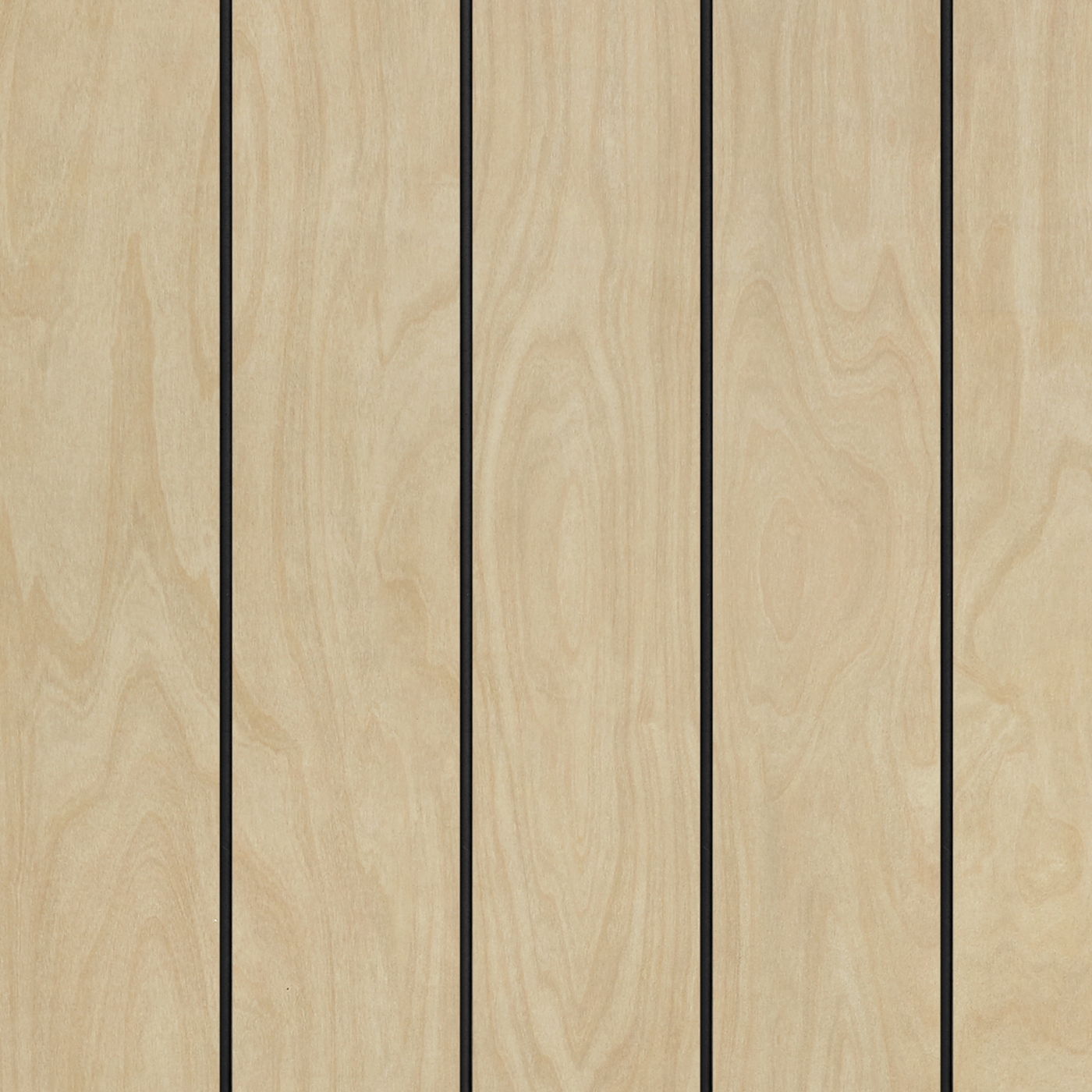Navigate to Panel Decorative Laminex Architectural VGroove100 BlackShadowline RawBirchPly