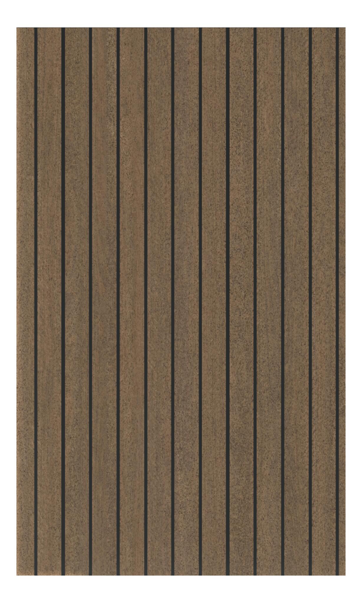 Image of Panel Decorative Laminex Architectural VGroove100 BlackShadowline SpottedGumTrueScale