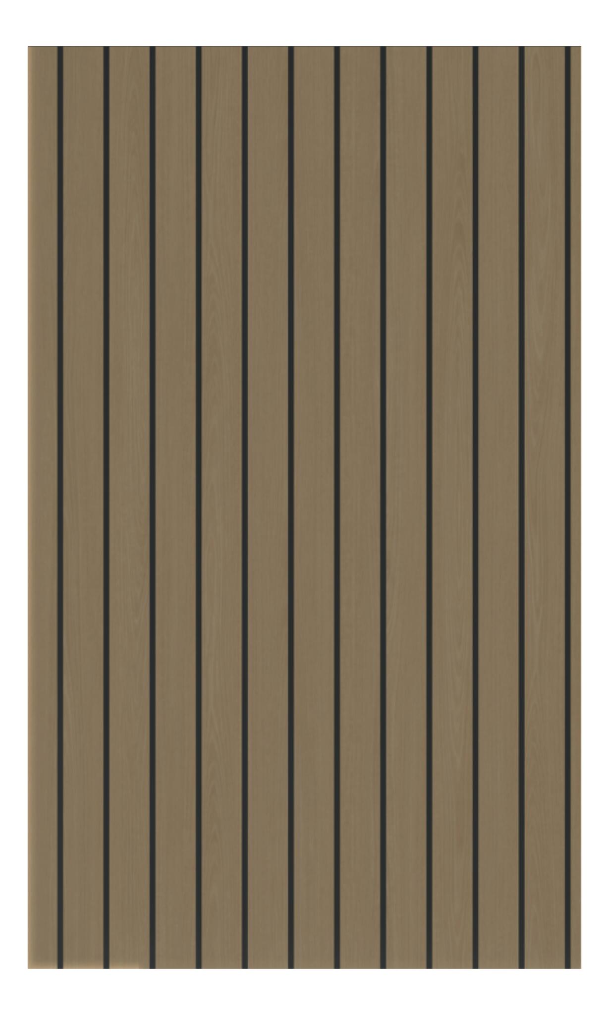 Navigate to Panel Decorative Laminex Architectural VGroove100 BlackShadowline TasmanianOakTrueScale