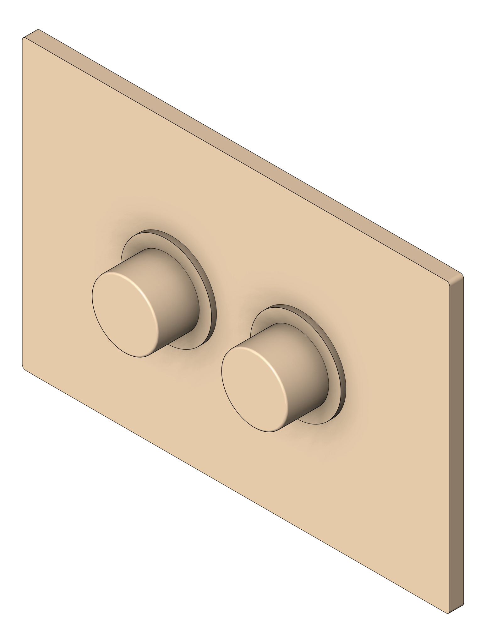 Navigate to PushPlate InWall Nero MeccaCare