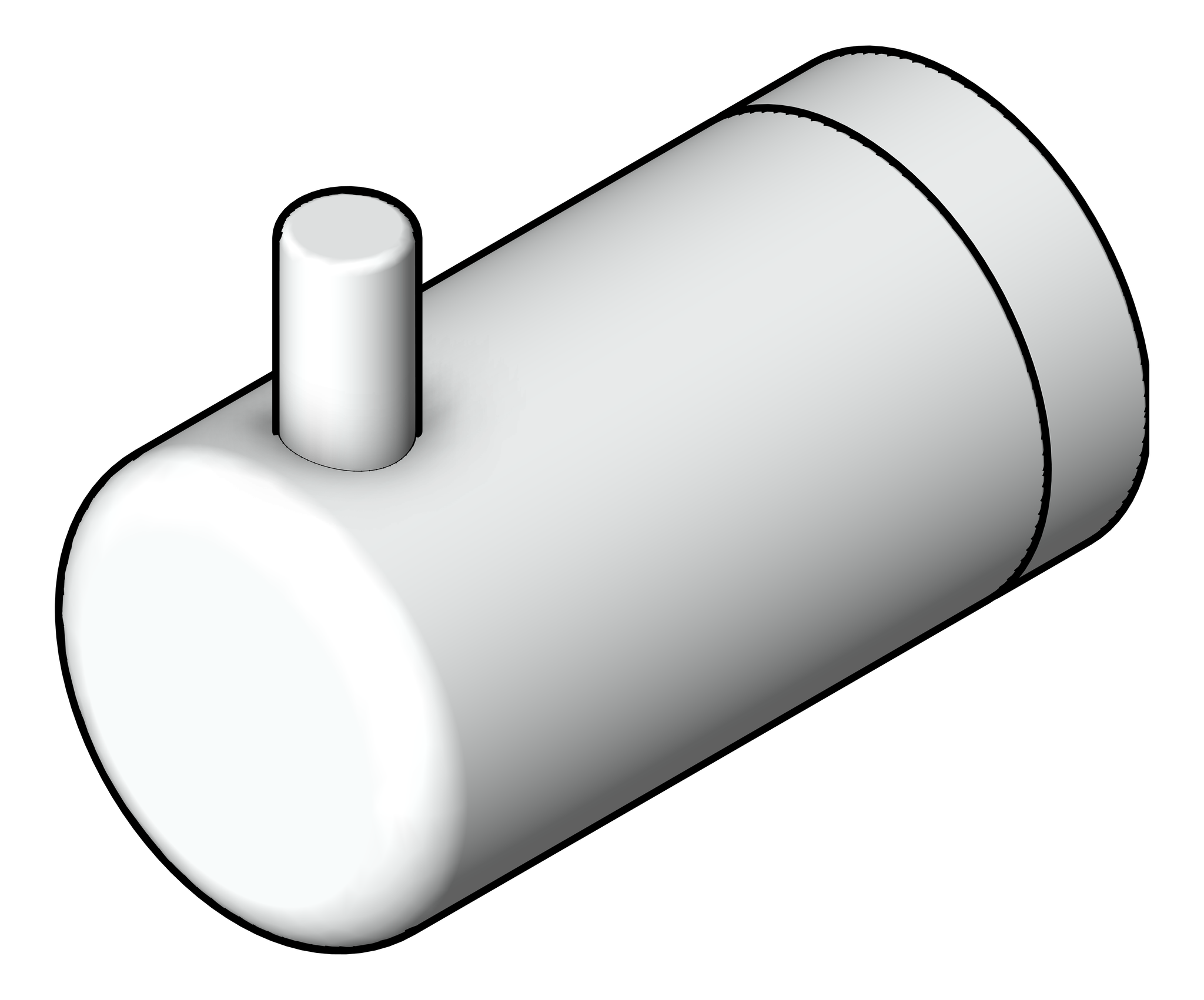 Navigate to RobeHook SurfaceMount Nero MeccaCare