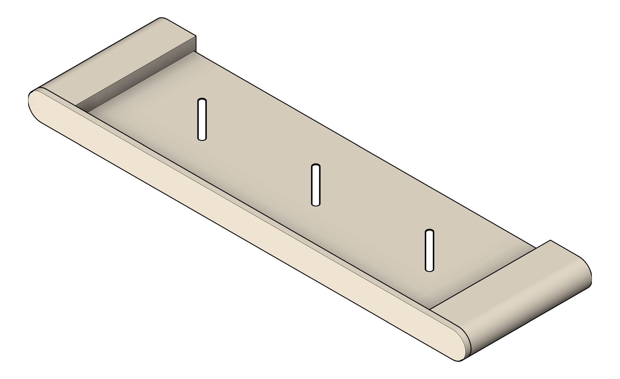 Navigate to Shelf SurfaceMount Nero Bianca