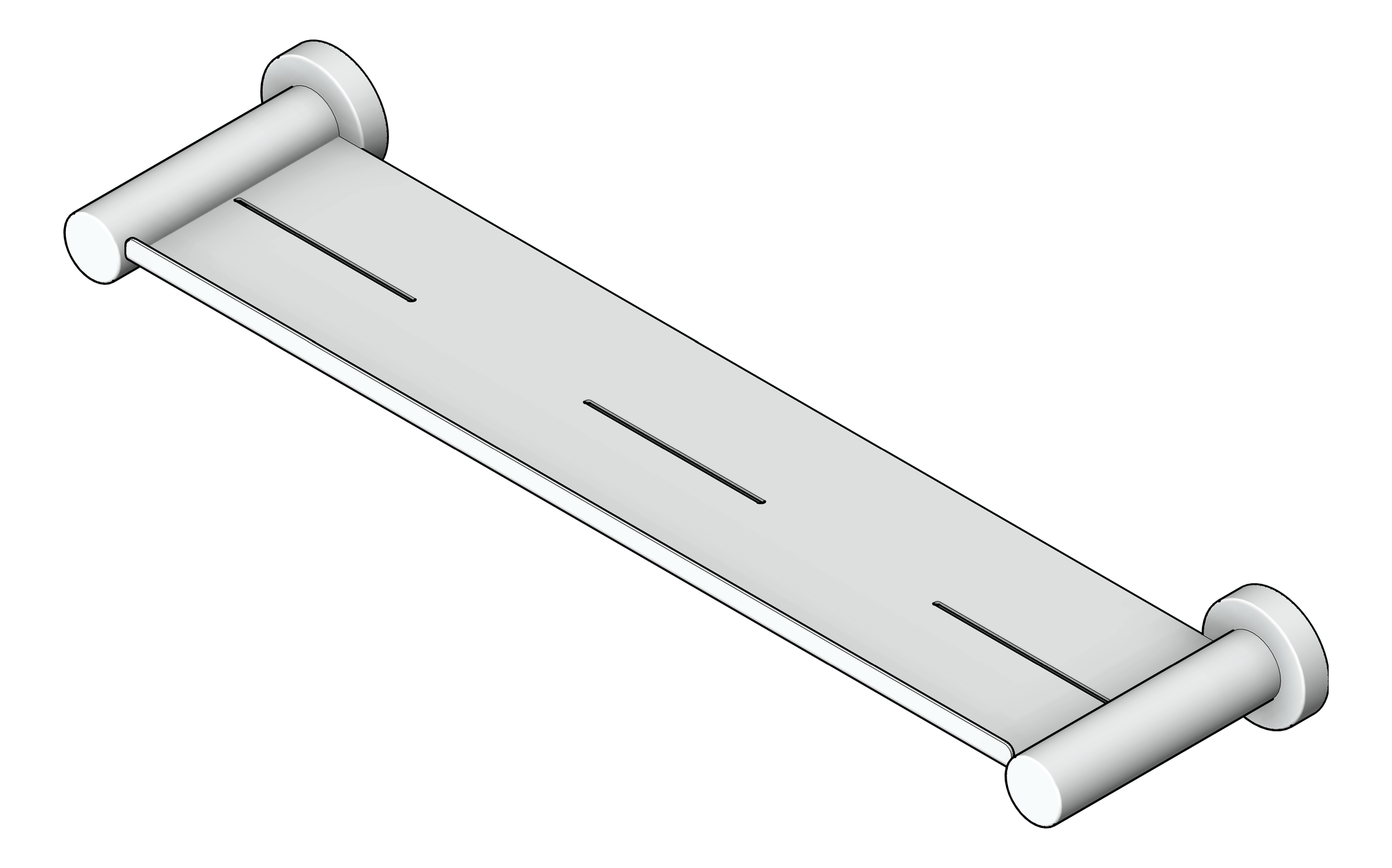 Image of Shelf SurfaceMount Nero Mecca Metal