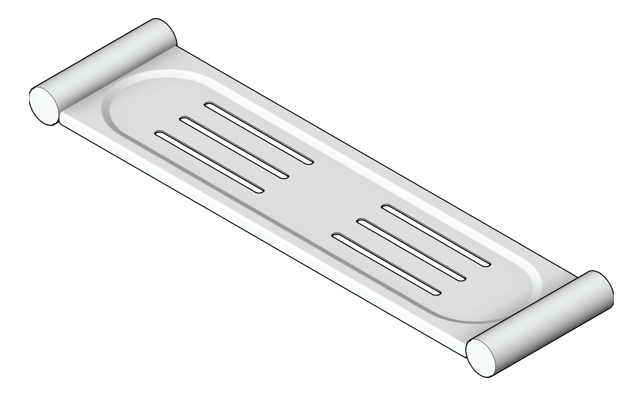 Navigate to Shelf SurfaceMount Nero Mecca New Metal