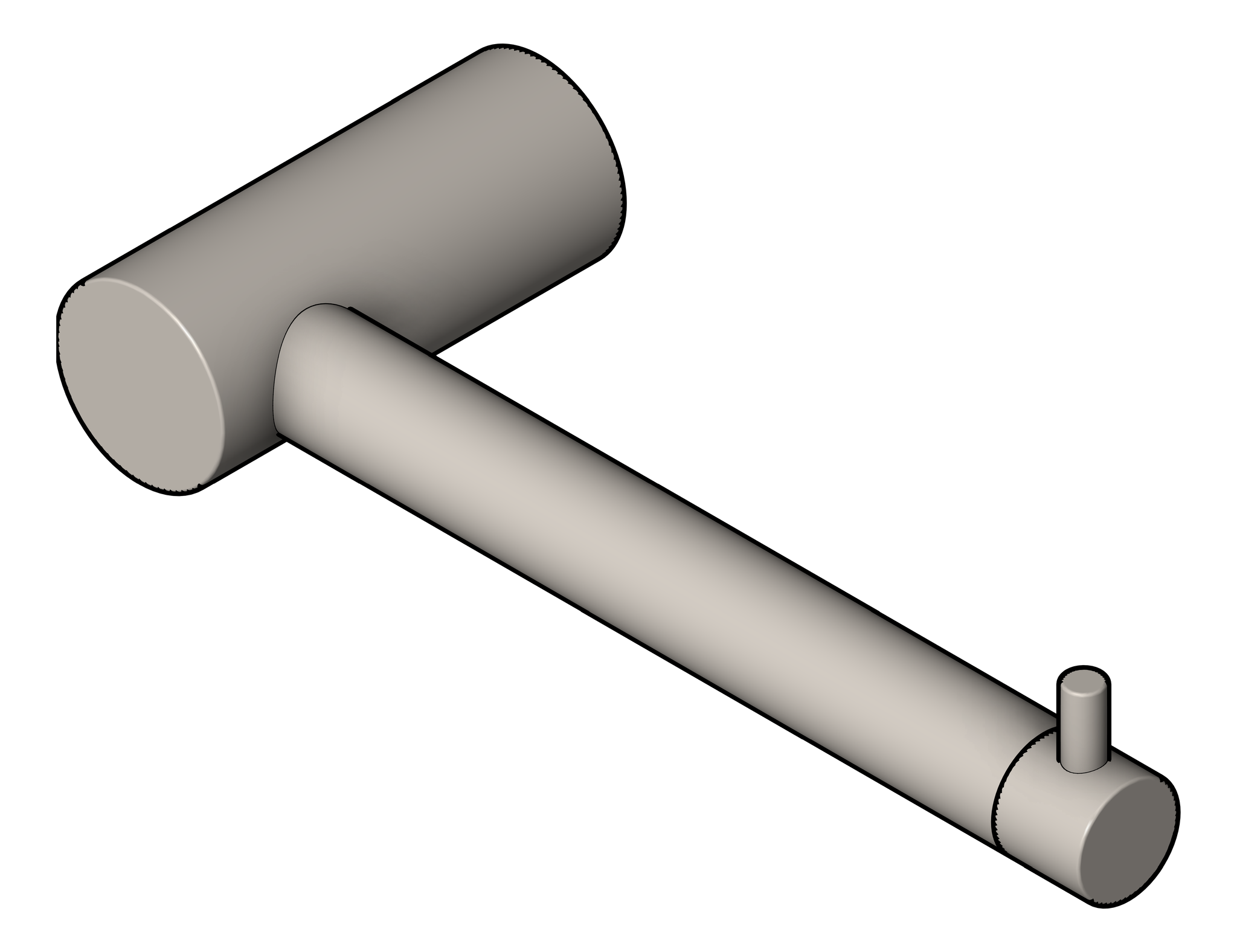 Navigate to ToiletRollHolder SurfaceMount Nero Zen