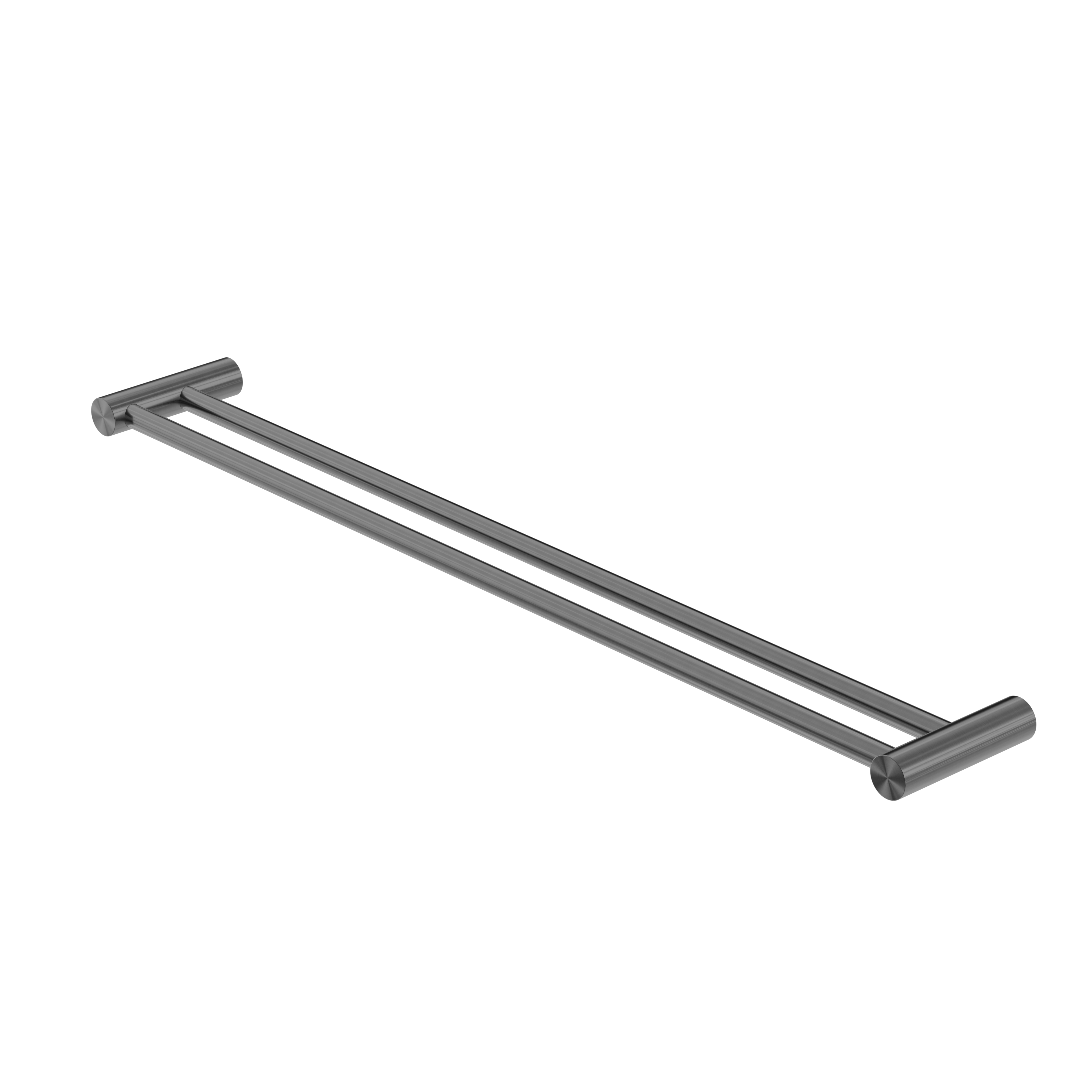 NR1630DGR image 1 Image of TowelRail SurfaceMount Nero Zen Double