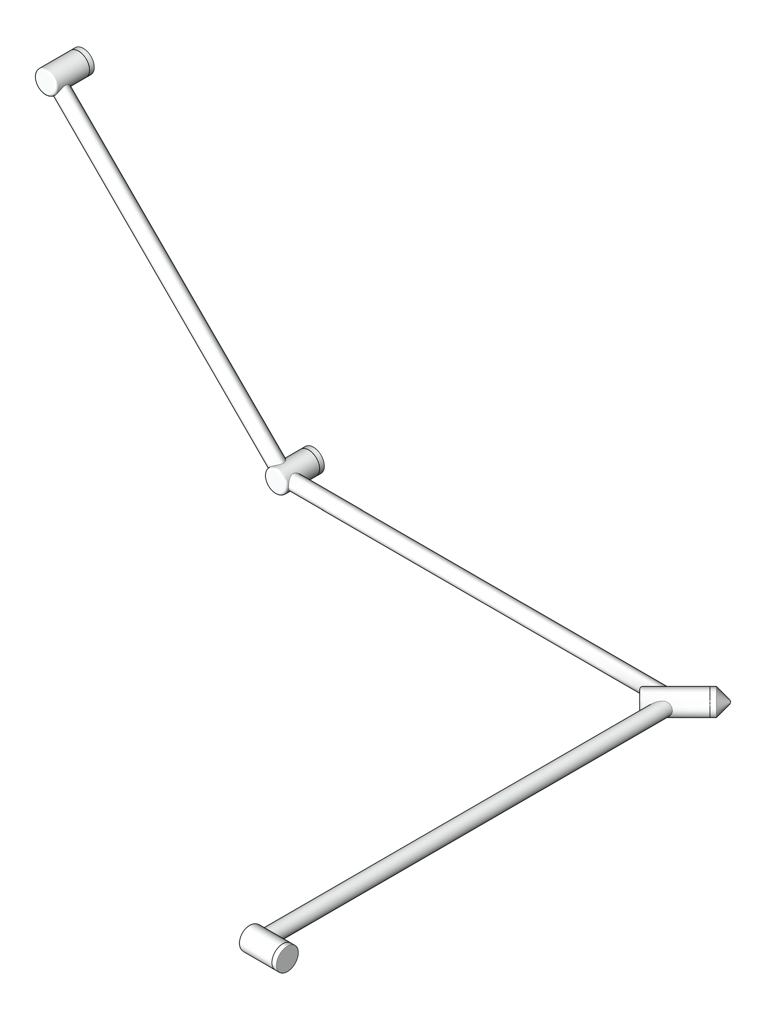 Navigate to GrabRail 45Deg Nero MeccaCare DDA Continuous