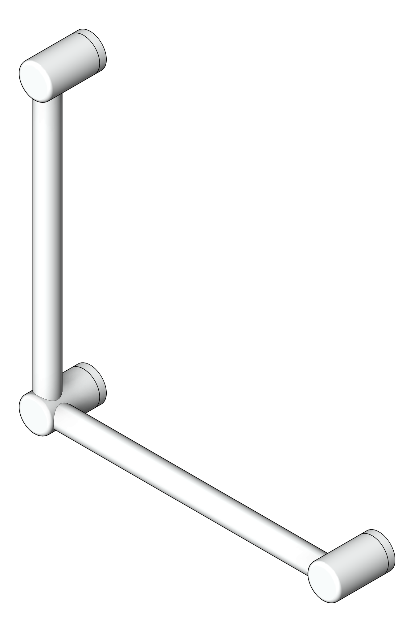 Navigate to GrabRail 90Deg Nero MeccaCare Ambulant