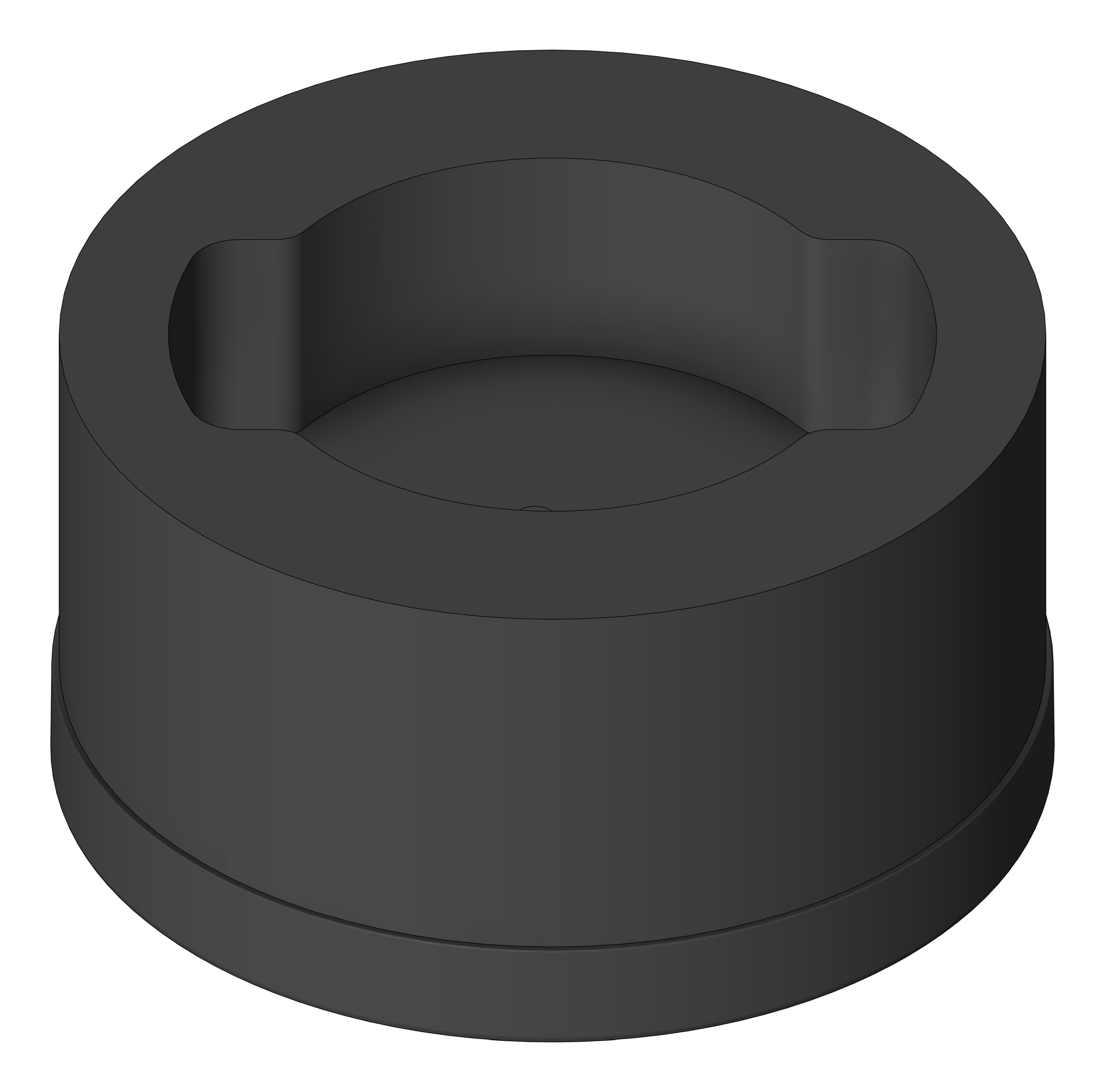 Shower Ceiling Nero Serenity Head