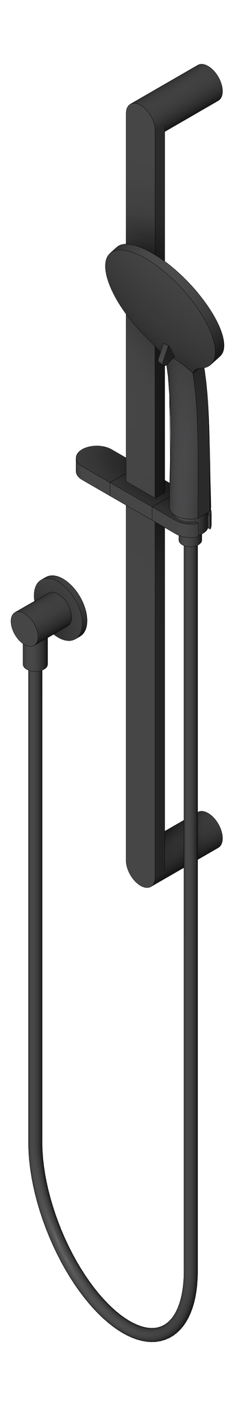 Navigate to Shower Rail Nero Ecco