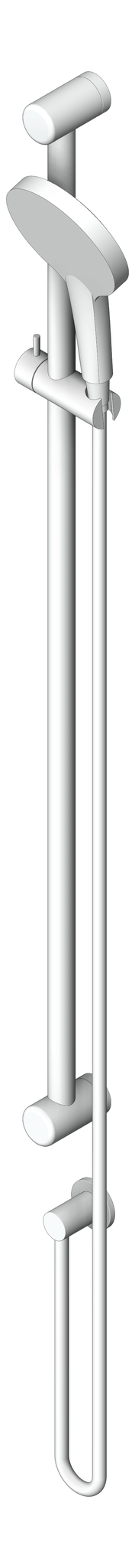 Navigate to Shower Rail Nero MeccaCare Adjustable 25mm