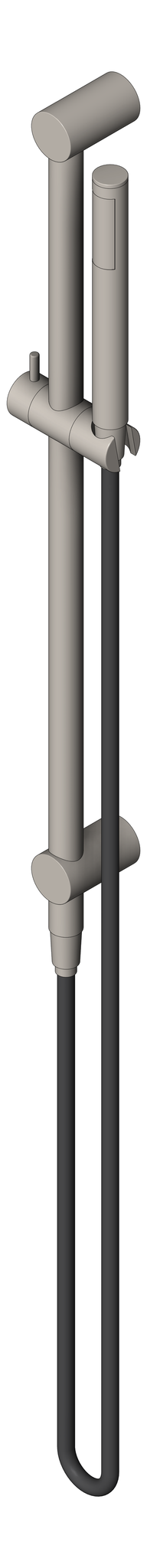 Image of Shower Rail Nero Zen OutdoorHose