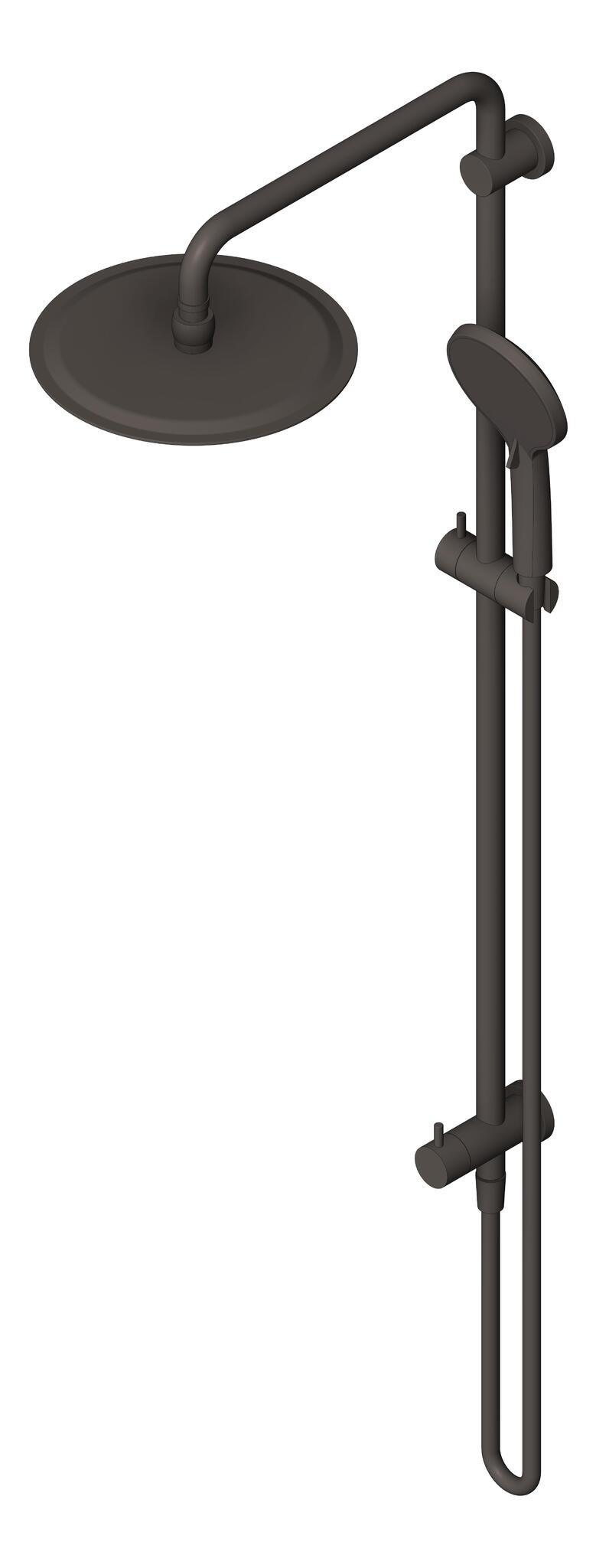 Shower Twin Nero Elgin