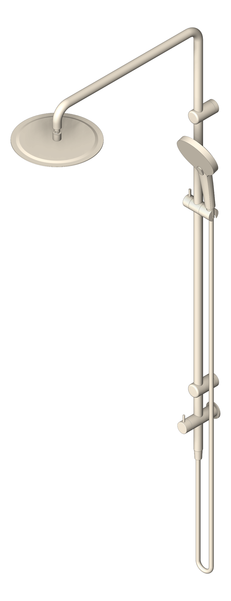 Image of Shower Twin Nero MeccaCare GrabRail