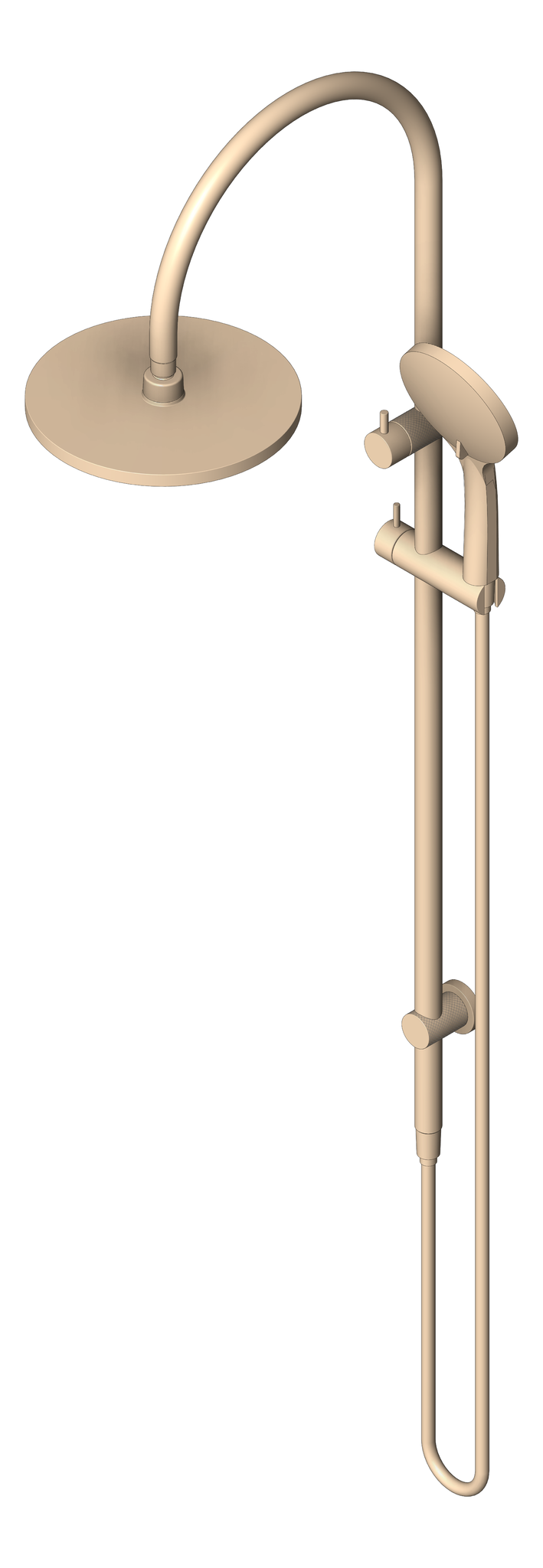 Image of Shower Twin Nero Opal