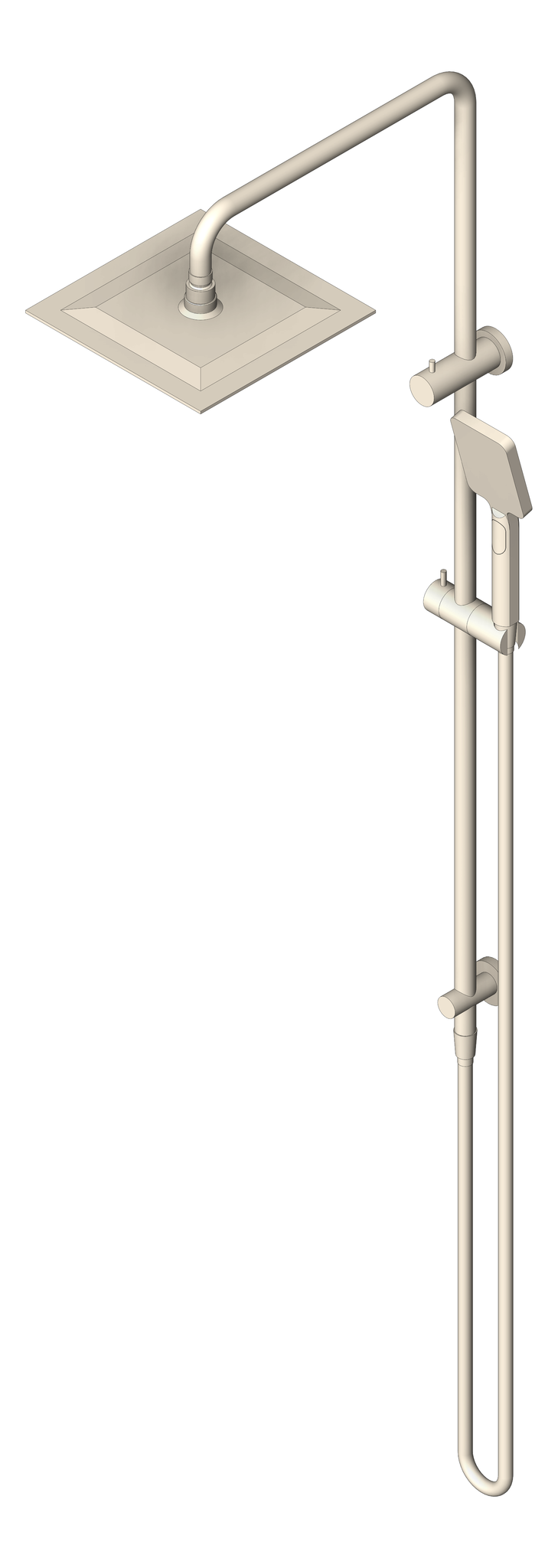 Navigate to Shower Twin Nero Project Square