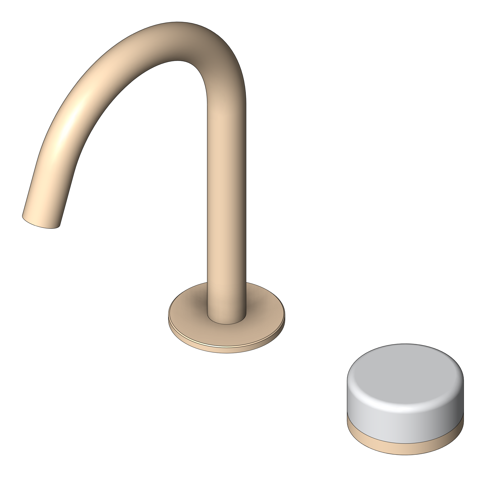 Navigate to MixerSet Basin Nero Serenity Progressive ArcSpout