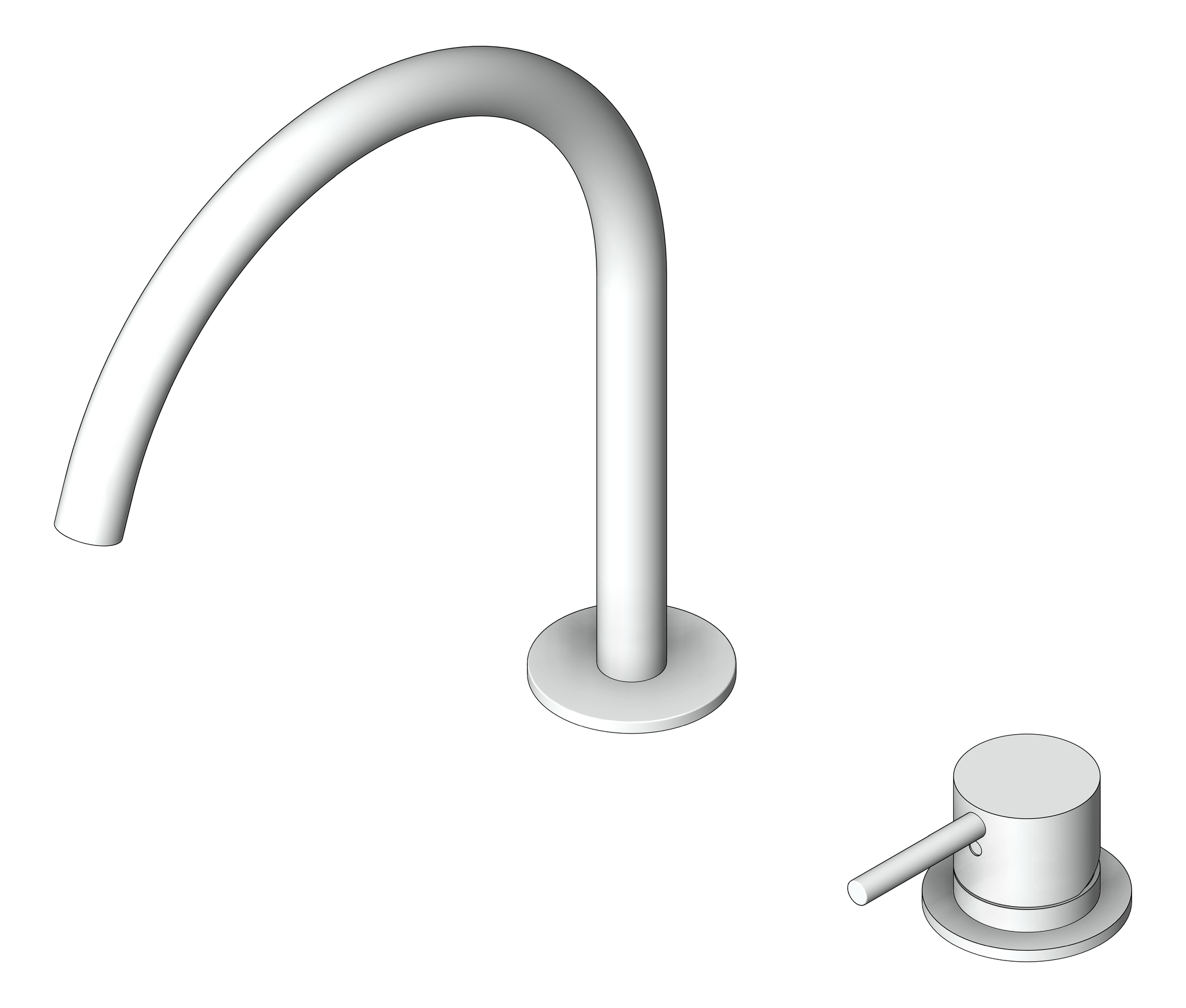 Navigate to MixerSet BathKitchen Nero Mecca Arc