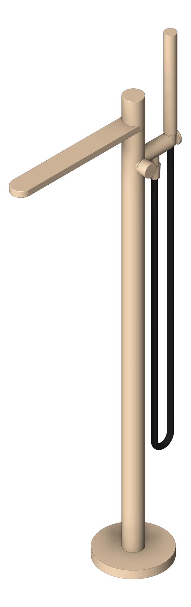 Navigate to MixerSet Freestanding Nero Pure Bath ShowerHose