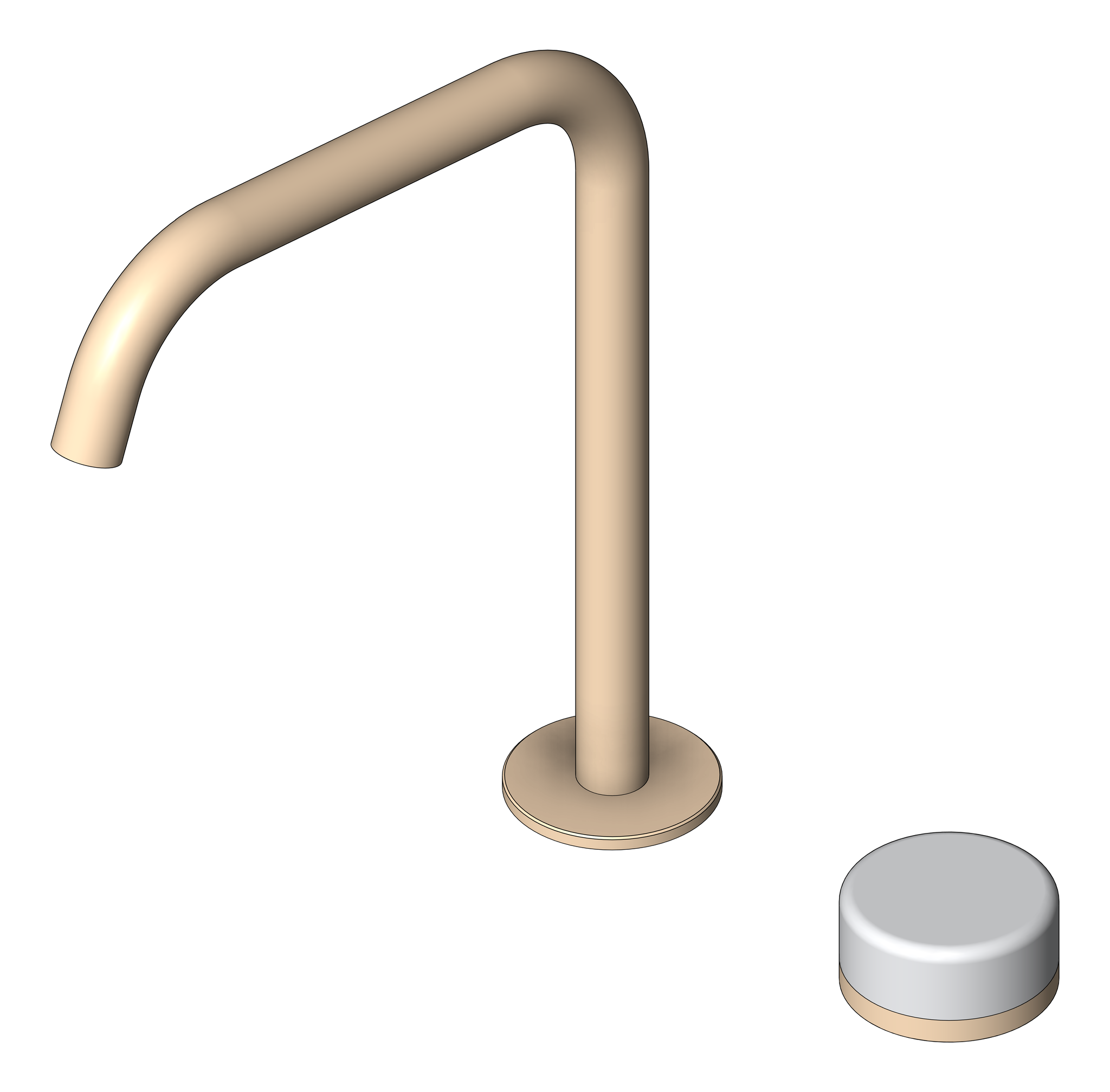 Navigate to MixerSet Hob Nero Serenity Progressive EdgeSpout Bath