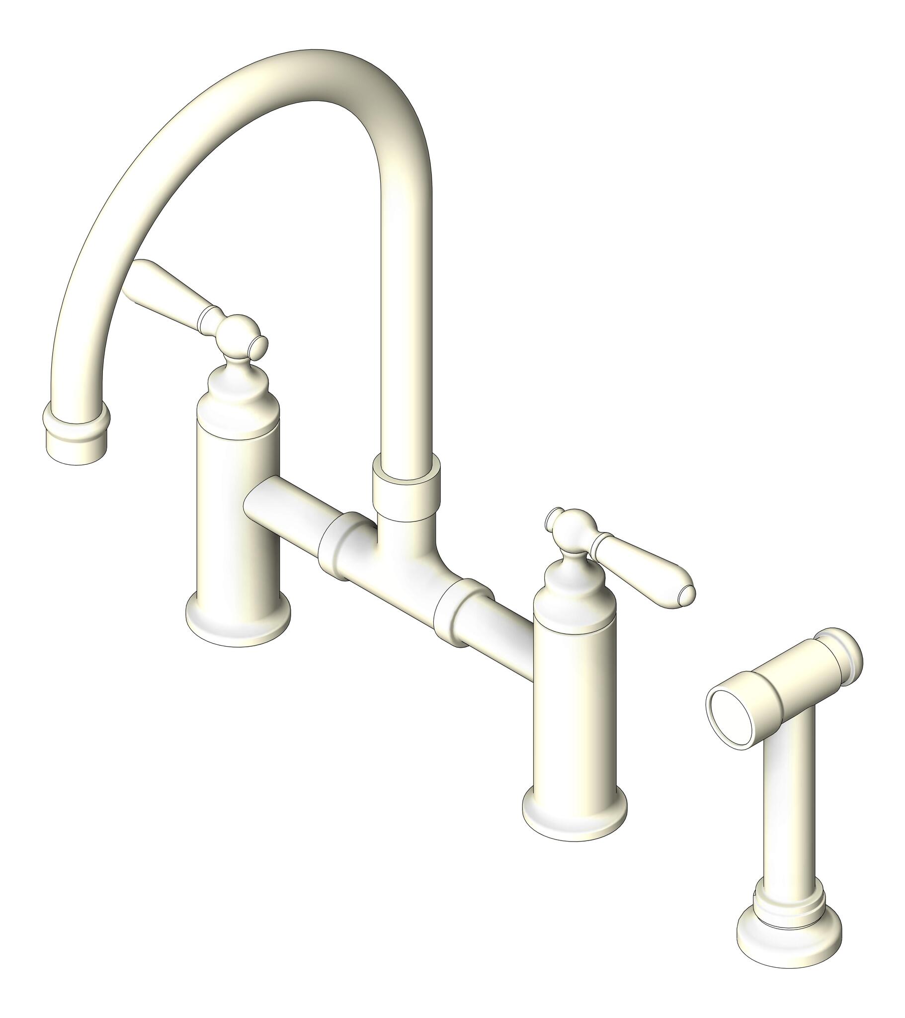 MixerSet Kitchen Nero YorkBridge HandSpray