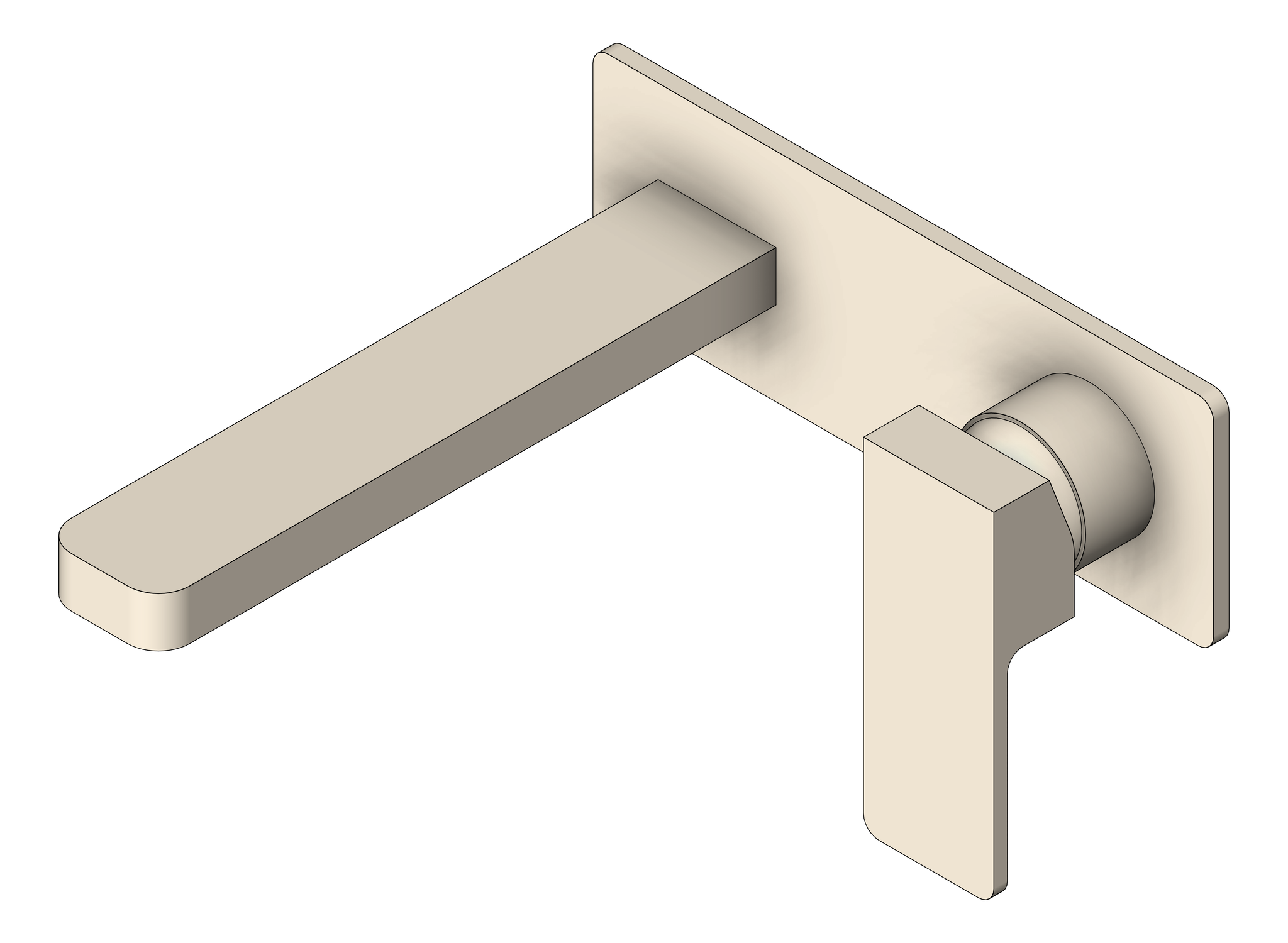 Navigate to MixerSet Wall Nero Celia Basin Bath