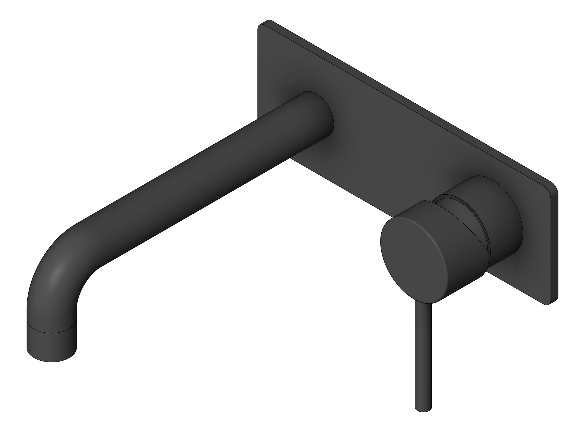 Navigate to MixerSet Wall Nero Dolce Basin Bath